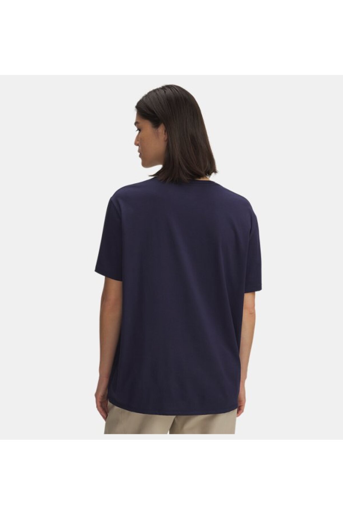 Under Armour Kadın UA Rival Oversize Campus Tee T-Shirt 6007883-410 görsel 2