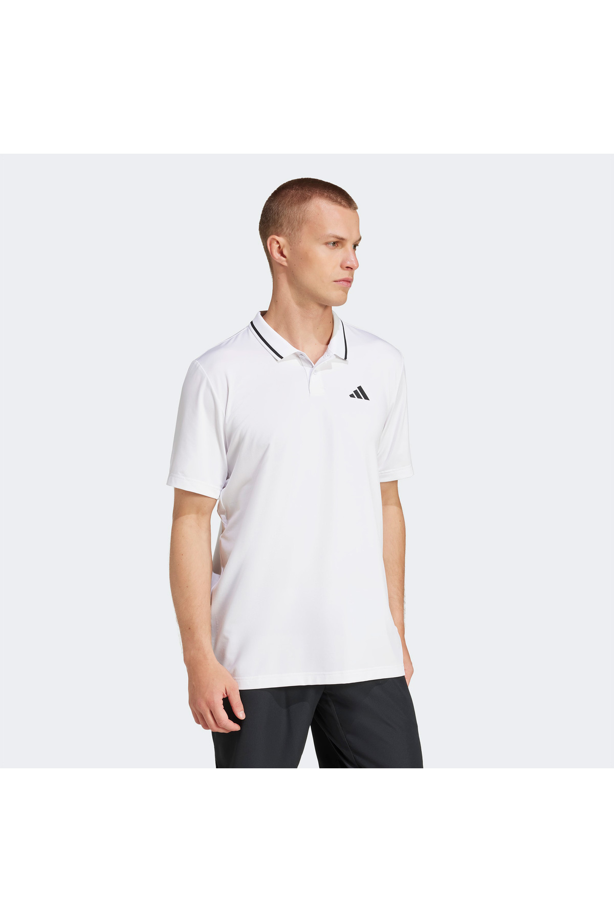 تیشرت یقه پلو مردانه طرح دار | آدیداس adidas TYC1826FB83FBB4A6E6029100 - تصویر 2