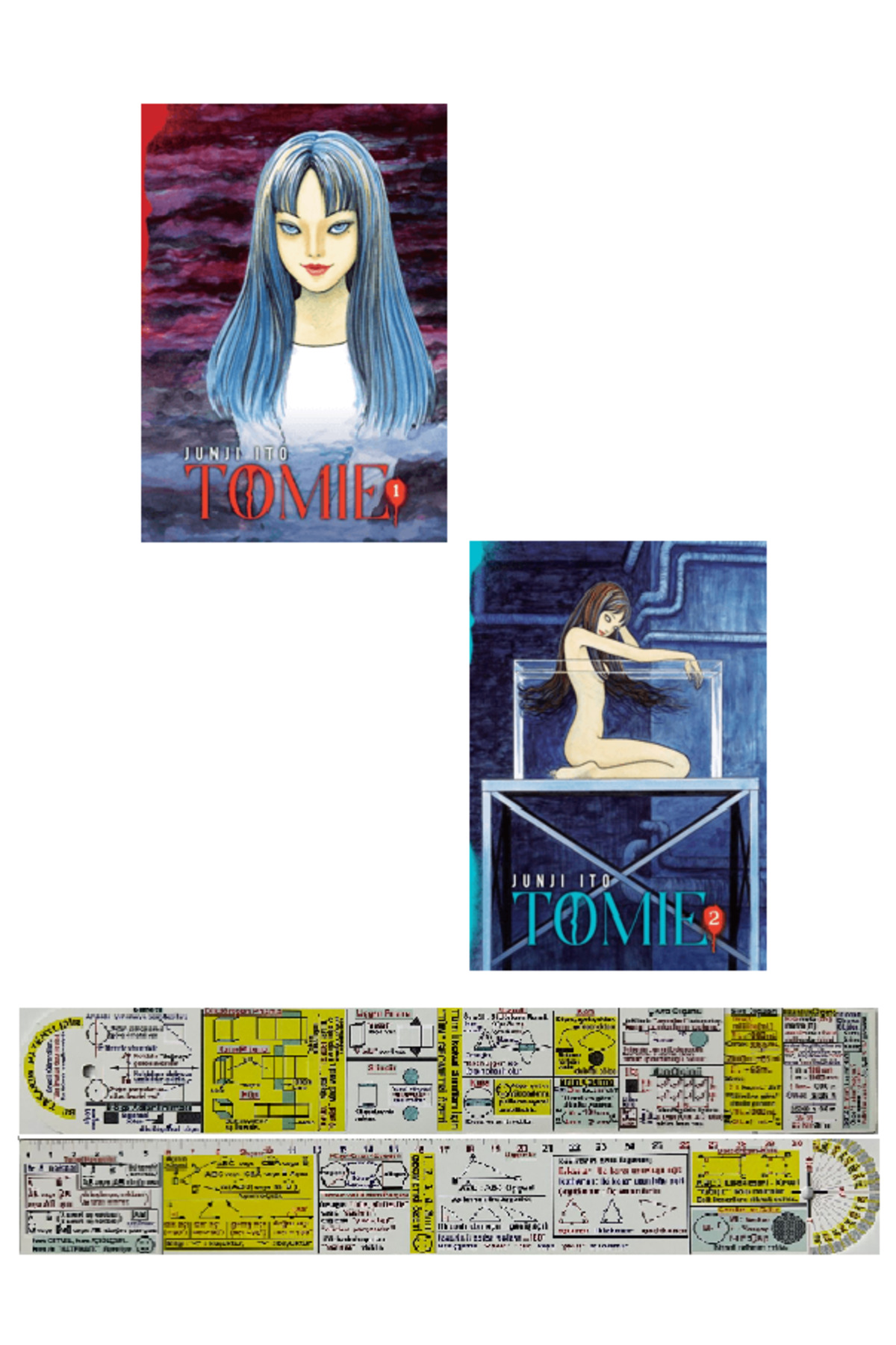 Kayıp Kıta Yayınları Tomie 1-2. Ciltler Manga Seti Junji İto + Mat