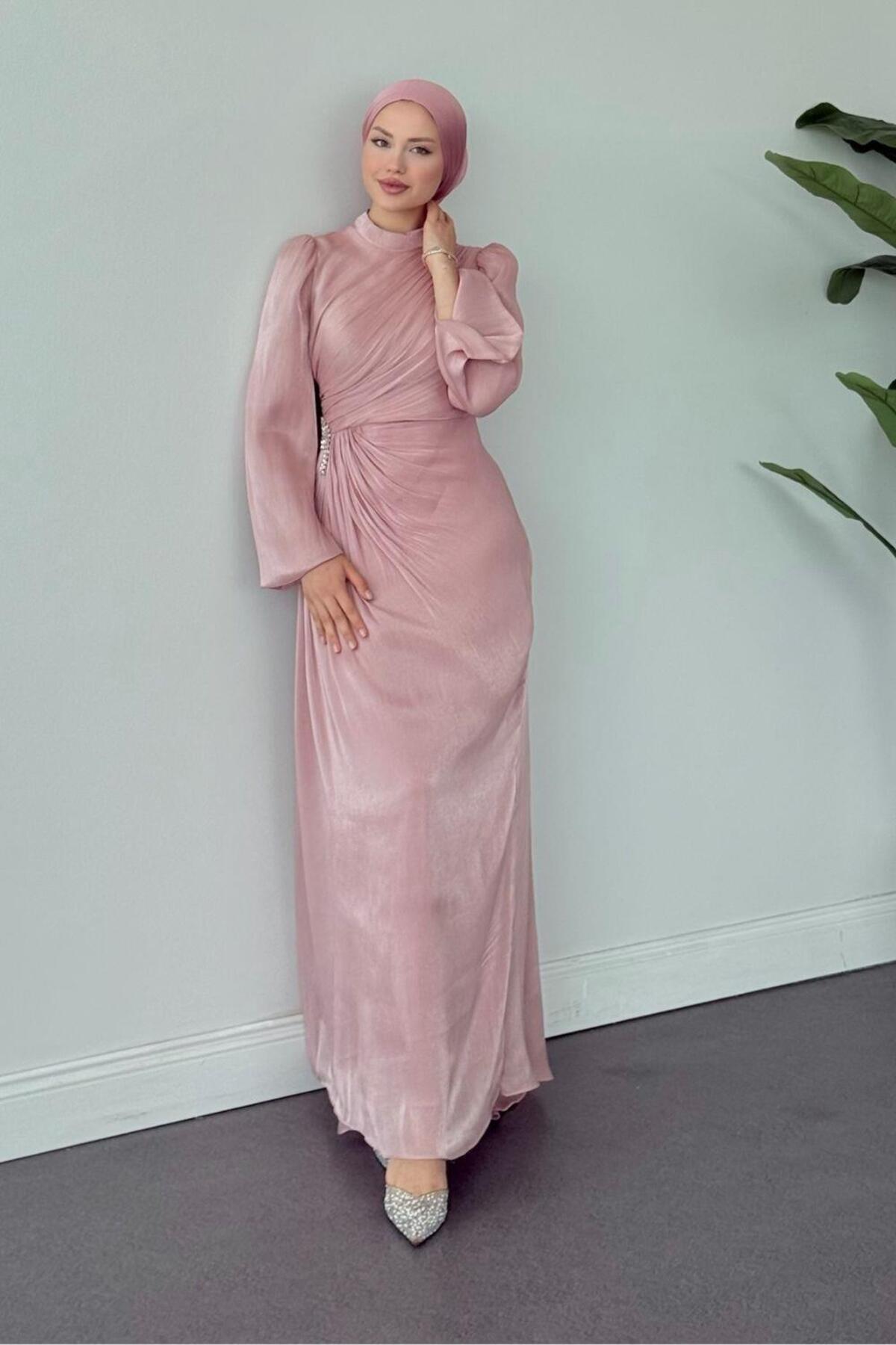 Şulemoda Giyim Abiye Pudra