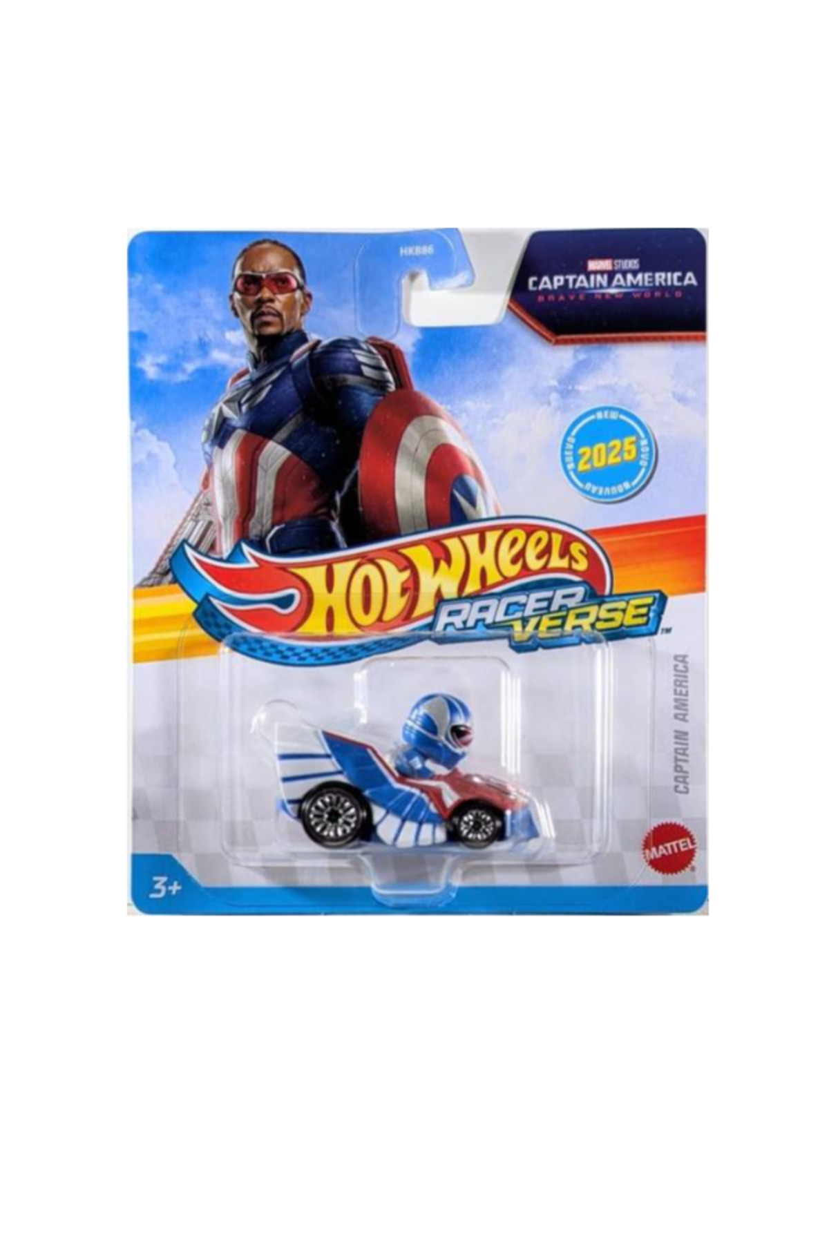 HOT WHEELS Racerverse Marvel Captain America New 2025 Tekli
