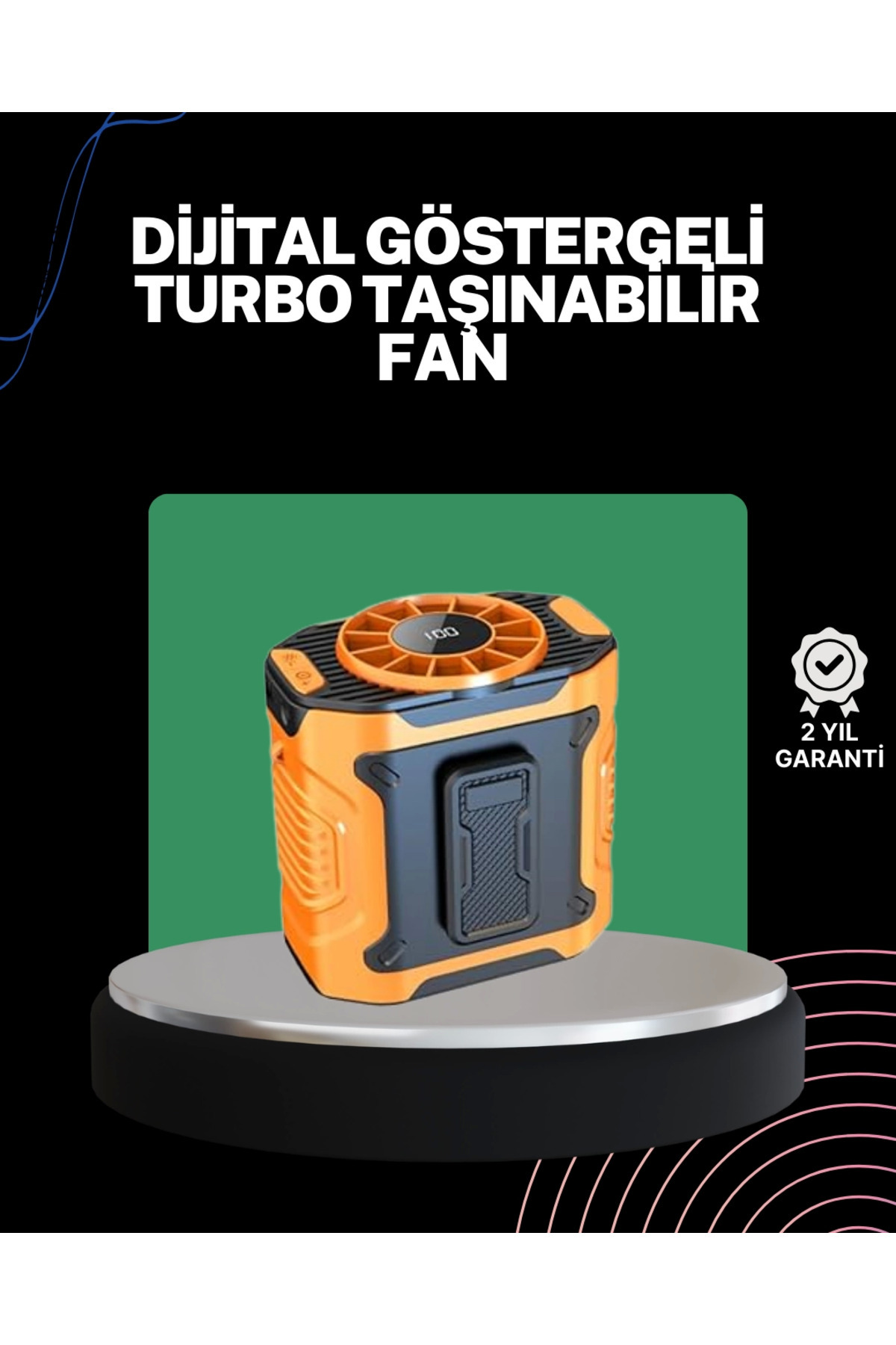 Eco Lounge USB Şarjlı Kompakt El ve Boyun Fanı Çok Fonksiyonlu