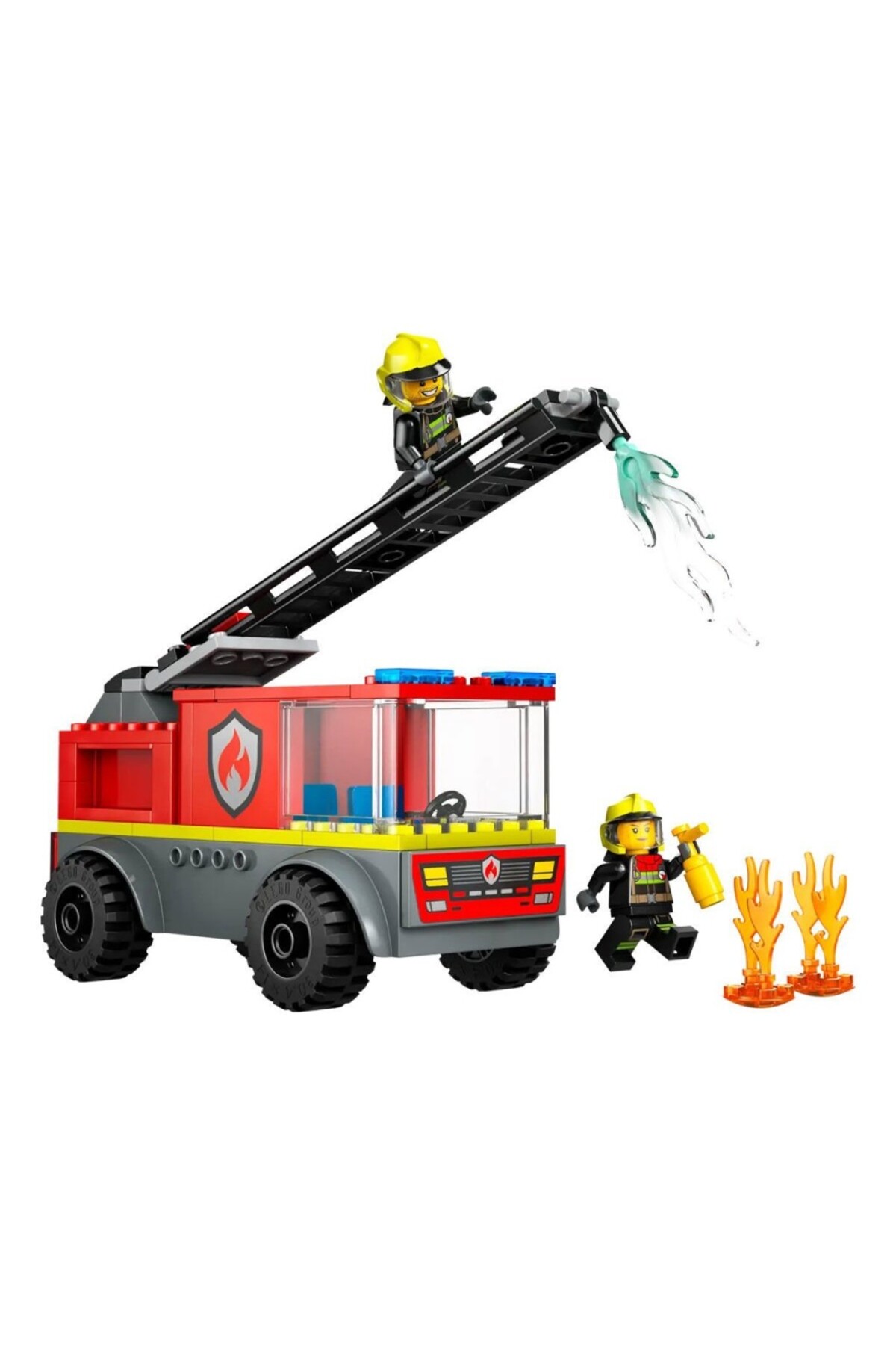 نسی‌ورلد نسی‌ورلد ۶۰۴۶۳ اسباب‌بازی ساختنی شهر، نردبان، ماشین آتش‌نشانی، ۸۲ قطعه، بالای ۴ سال