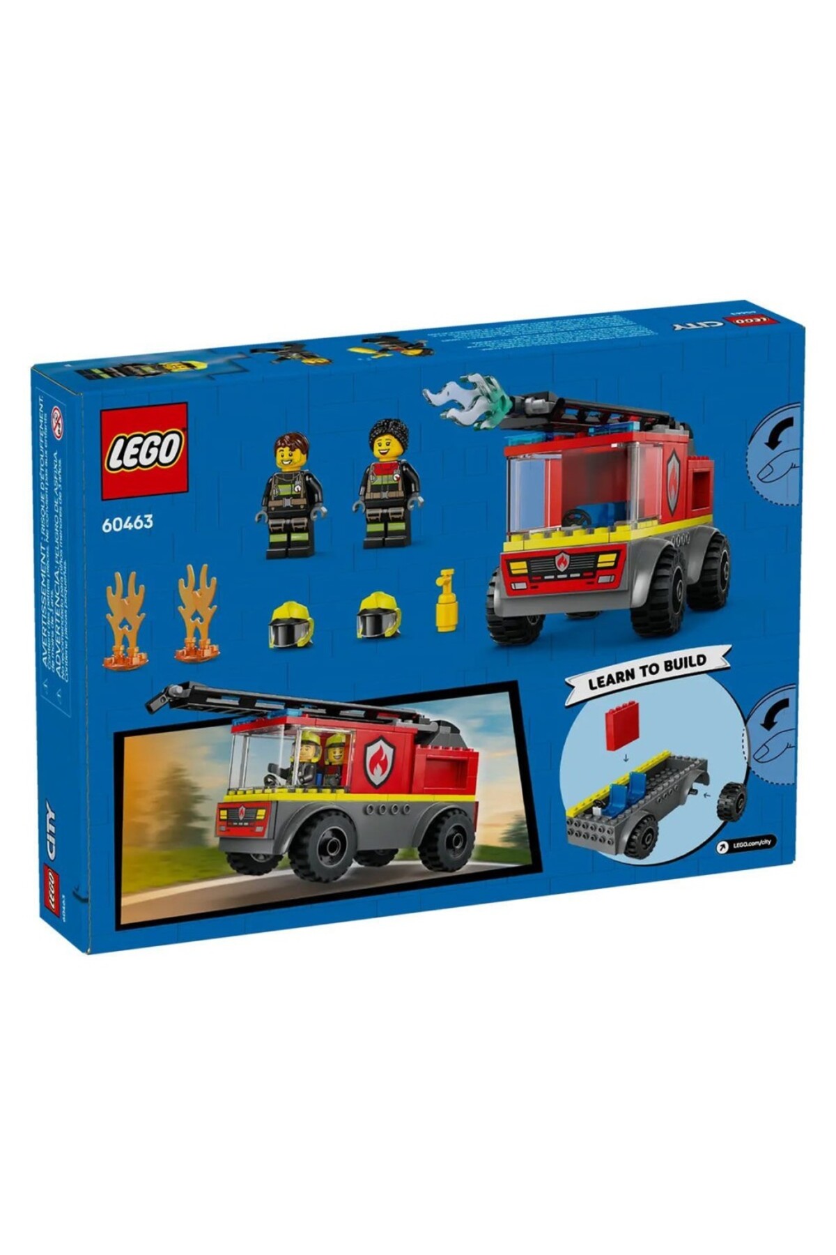 نسی‌ورلد نسی‌ورلد ۶۰۴۶۳ اسباب‌بازی ساختنی شهر، نردبان، ماشین آتش‌نشانی، ۸۲ قطعه، بالای ۴ سال