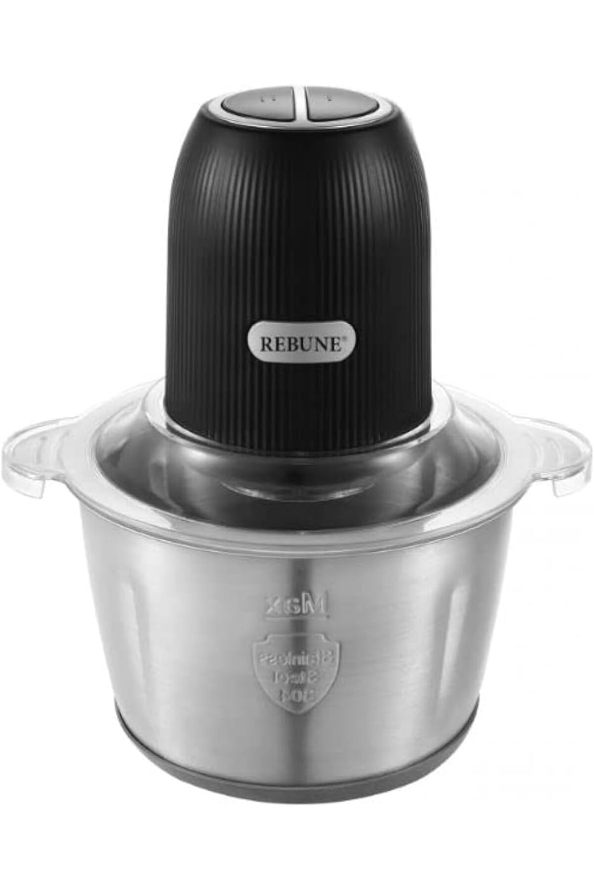 قطاعة خضراوات شريطية 350 واط من الفولاذ المقاوم للصدأ RE-2-099 (أسود)