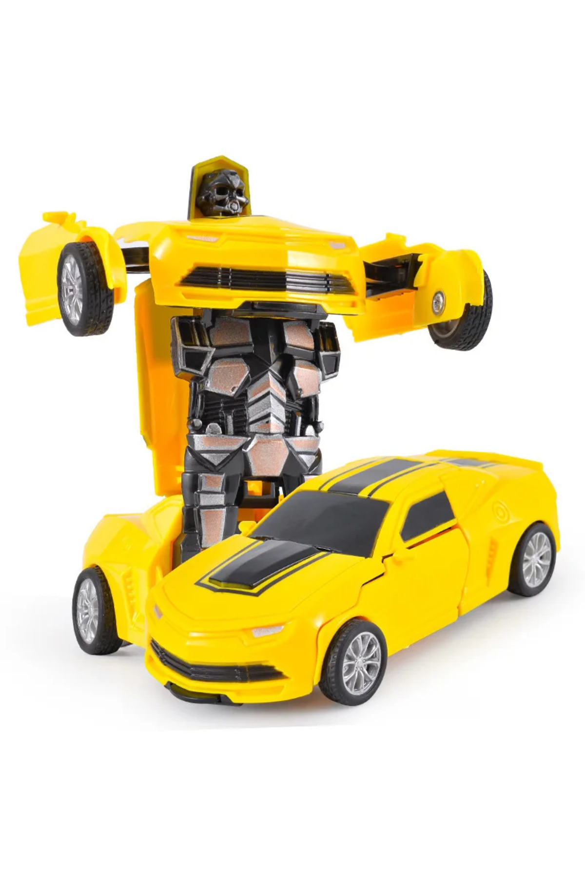 Choice5-Transformer car J Shape-shifting toy car inertial impact one-button shape-shifting boy puzzle collis 1