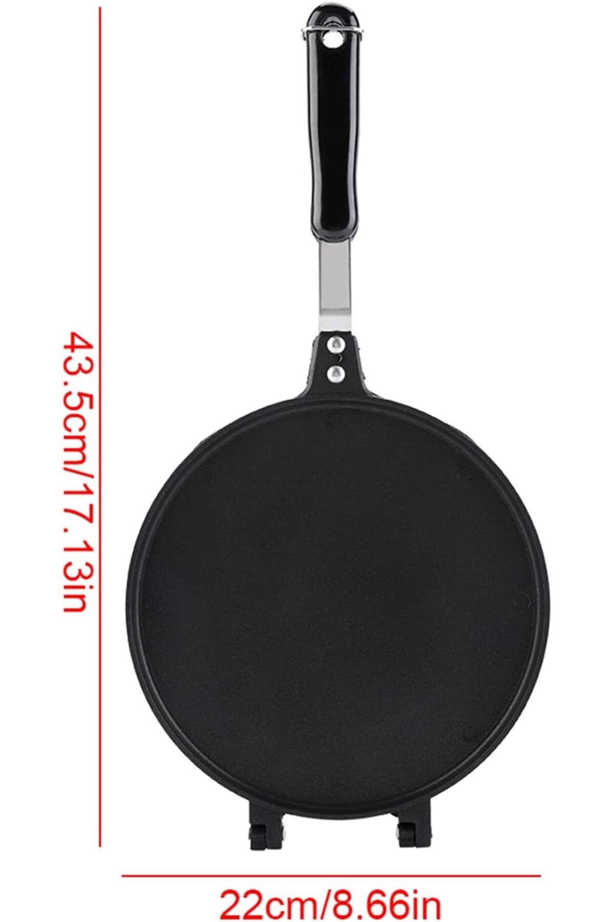 erorex-Egg Roll Maker, Non-Stick Waffle Cone Maker, For Omelette And Cone 4