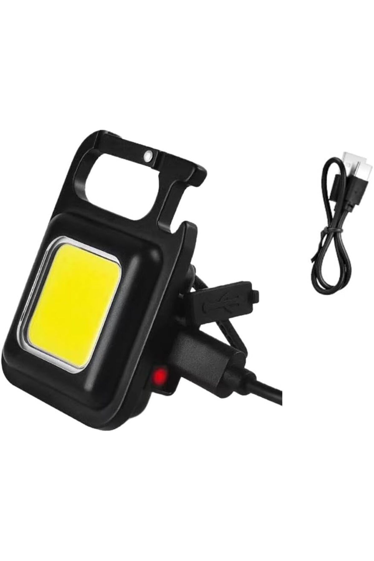 erorex-Mini Rechargeable LED Keychain Flashlights 500 Lumens 3 Light Modes Portable Design Folding Bracket 1