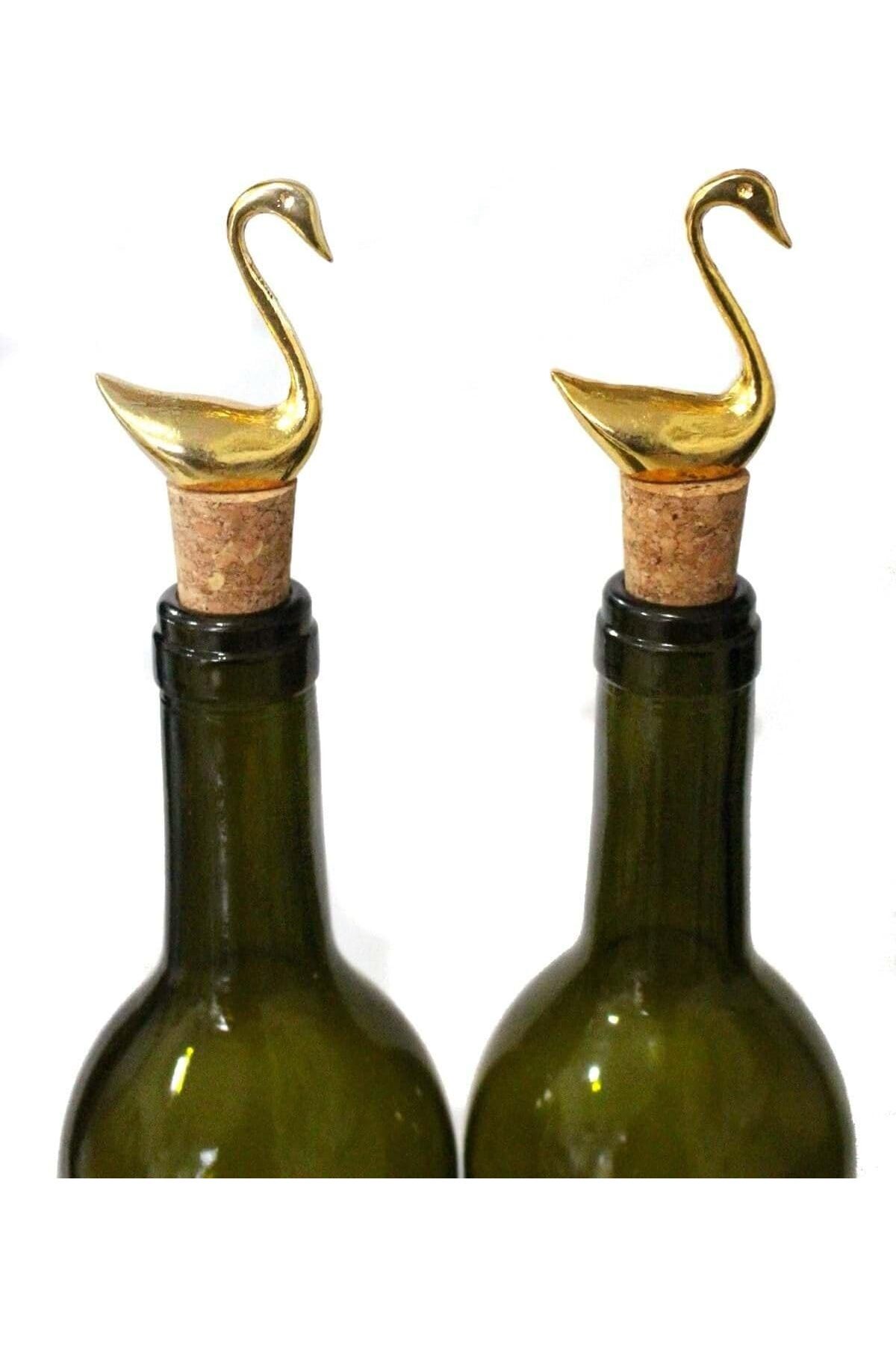 MG-GROUP modaspect Figürlü 2 Adet Mantar Tıpa - Şarap Yağdanlık Şişe trendybolt 650340