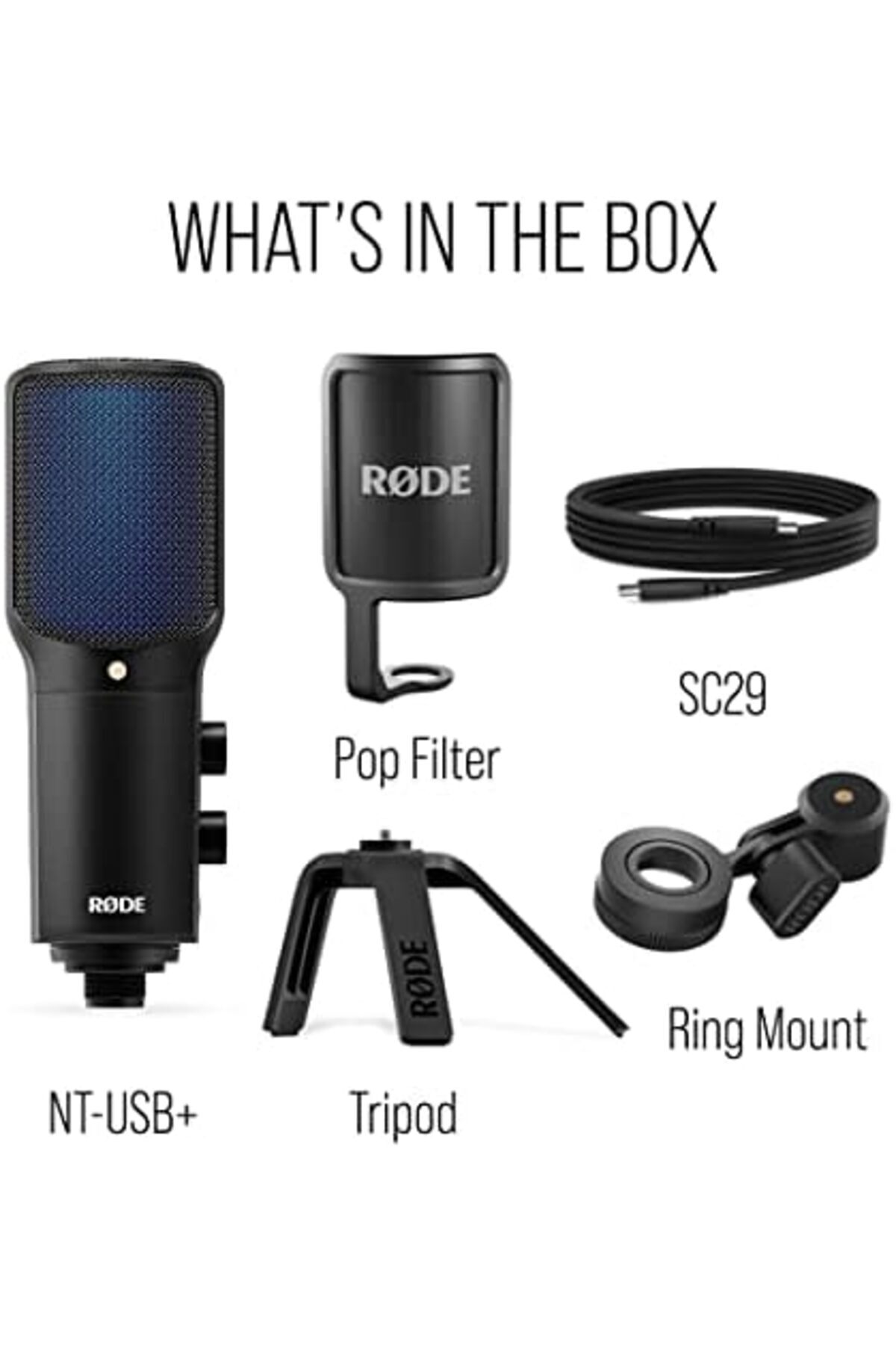 RØDE-NT-USB+ Professional-Grade USB Microphone for Recording Exceptional Audio Directly to a Comput 8