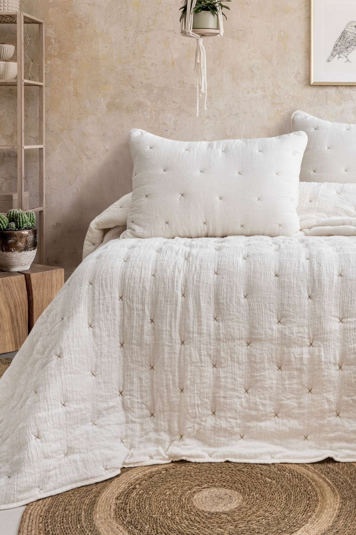 ZEBRACASA-Rita Double Bedspread Set 1
