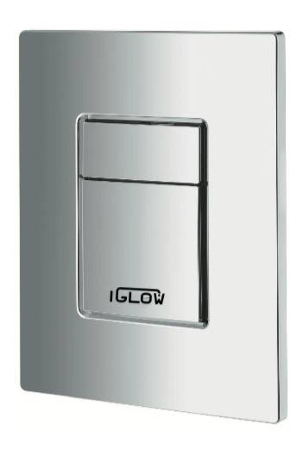 EBELLA-Chrome Plated Grohe Style Push Flush Button - I GLOW 1