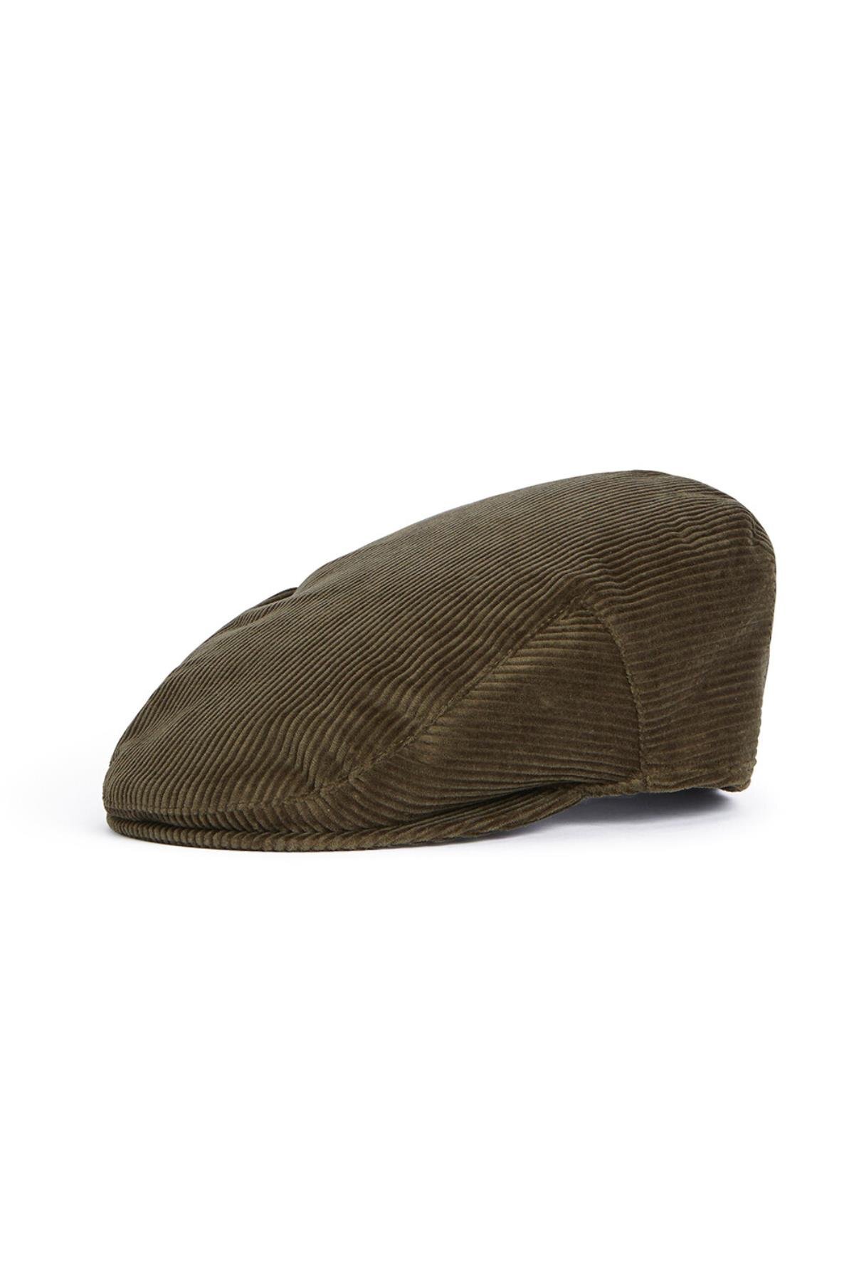 باربور کلاه کپ مدل Westdale Cord Flat OL71 Olive