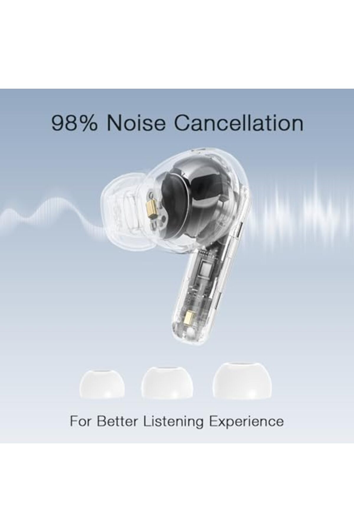 Generic-SUNJOM Smartbuds Bluetooth 5.4 Transparency Mode 98% Active Noise Cancelling Reduction TWS Earphone 8