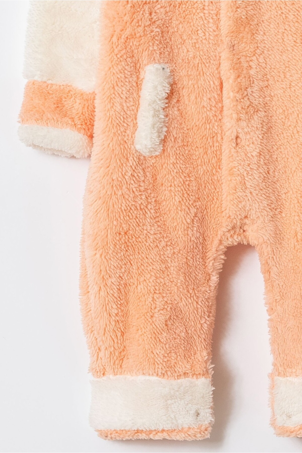 Chicsy Baby Kışlık Tatlı Welsoft Hi Yazılı Nakışlı Fermuarlı Alttan Çıtçıtlı Bebek Tulum fotoğrafı 5 (önizleme)