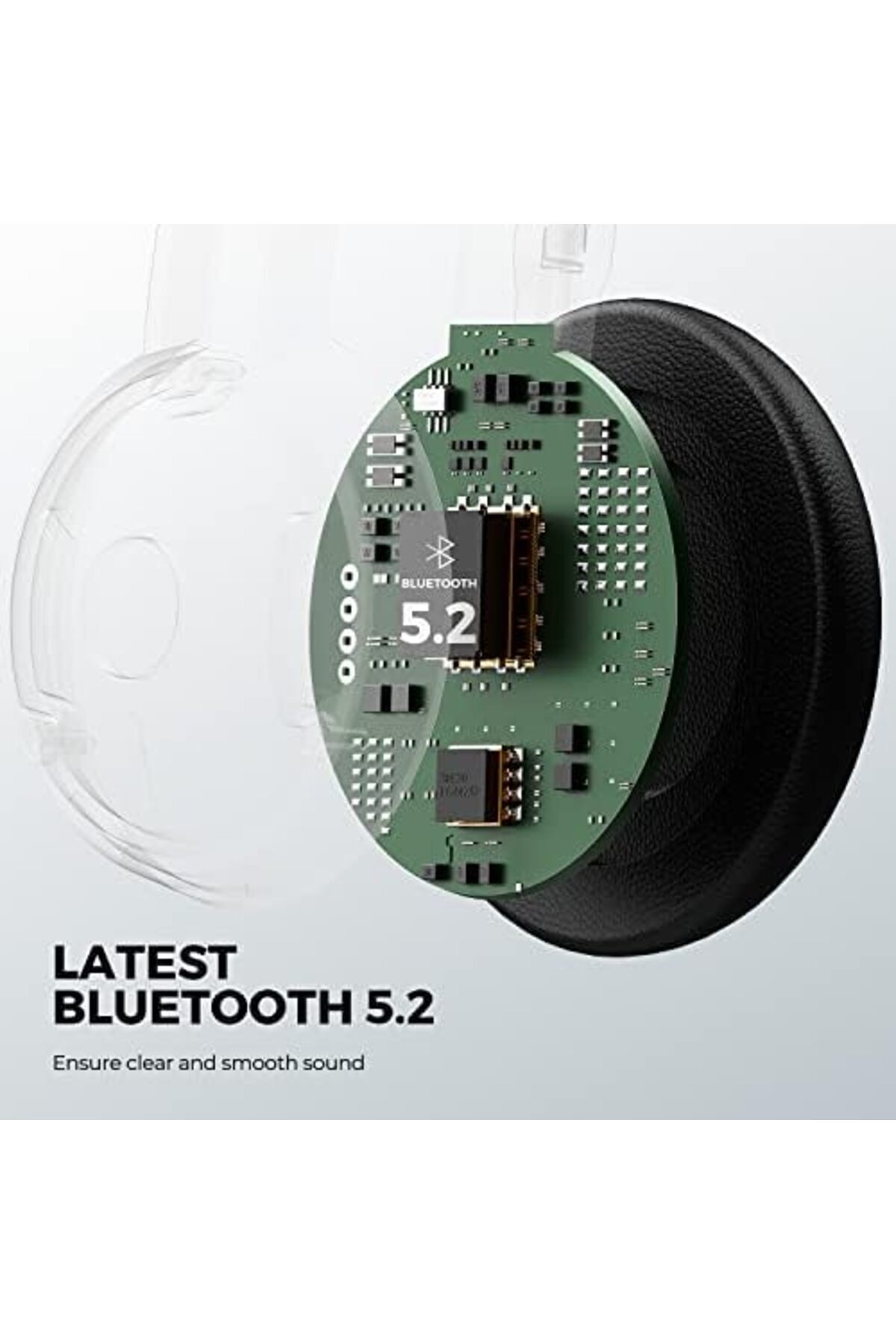 SoundPEATS-A7 Pro Bluetooth Headset with Microphone V5.2, AI Noise Cancellation Wireless Headphones 6