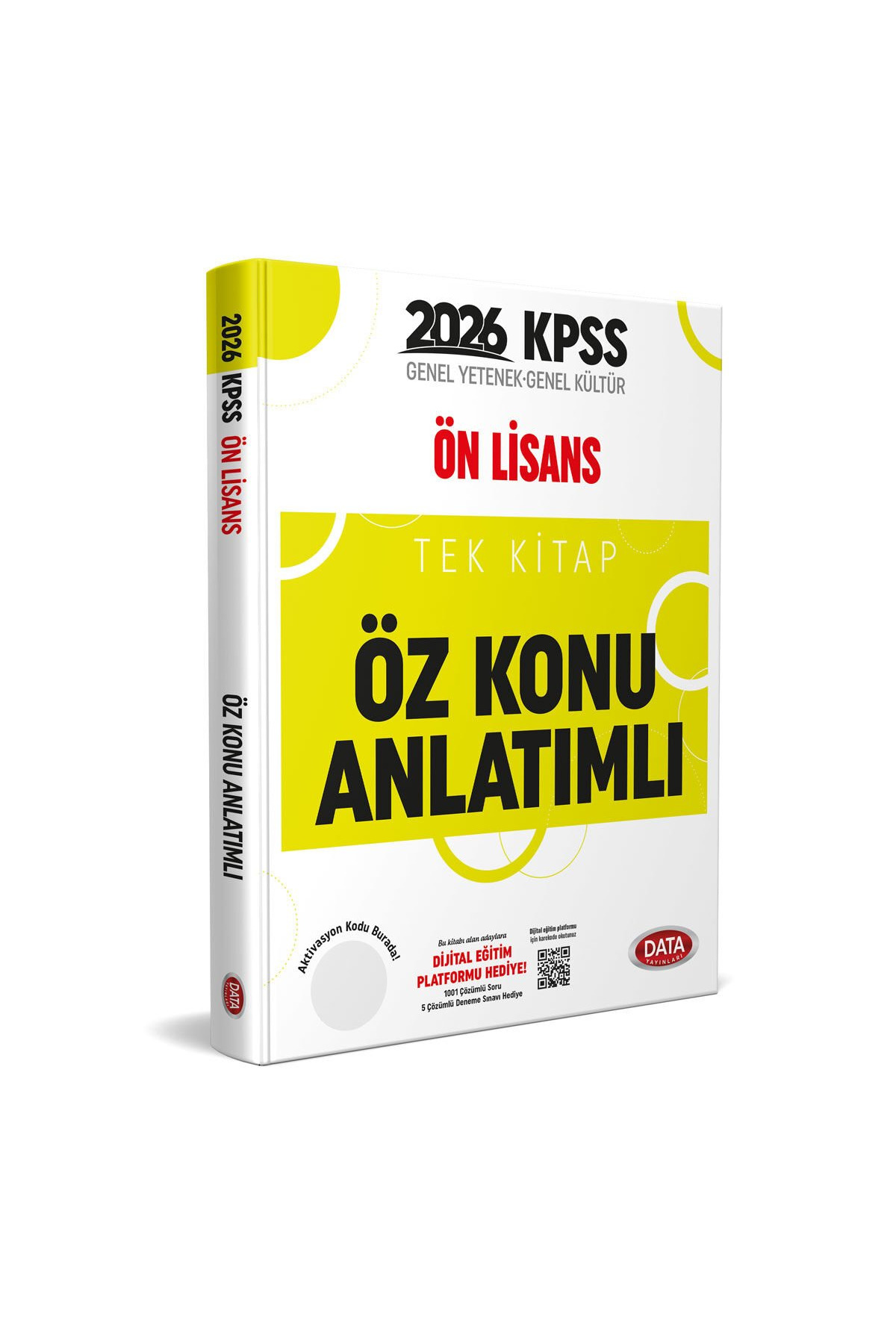 Data Yayınları DATA KPSS Ön Lisans Tek Kitap Öz Konu Anlatımlı