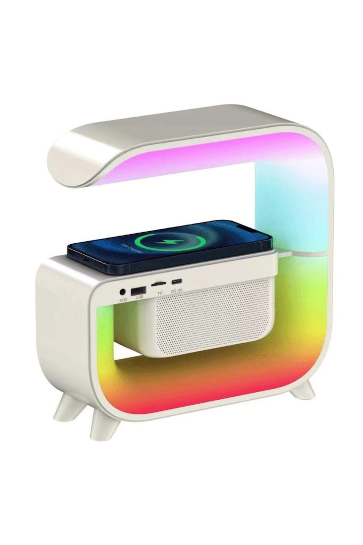 DAR-3-in-1 Wireless Station with RGB Lamp and Bluetooth Speaker 1