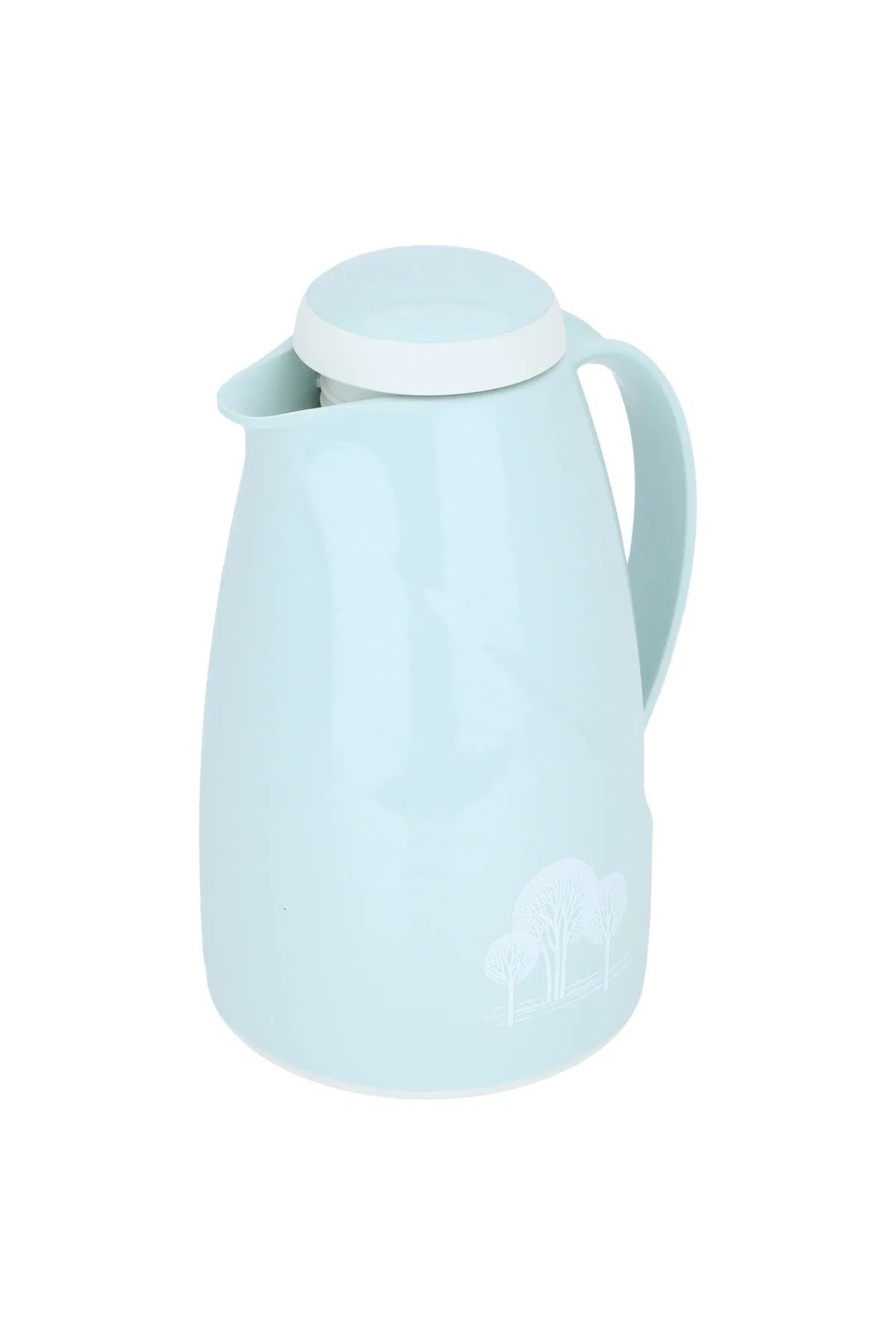 Helios-thermos, 1.5 liters, glass inner container, plastic outer shell - light green 1