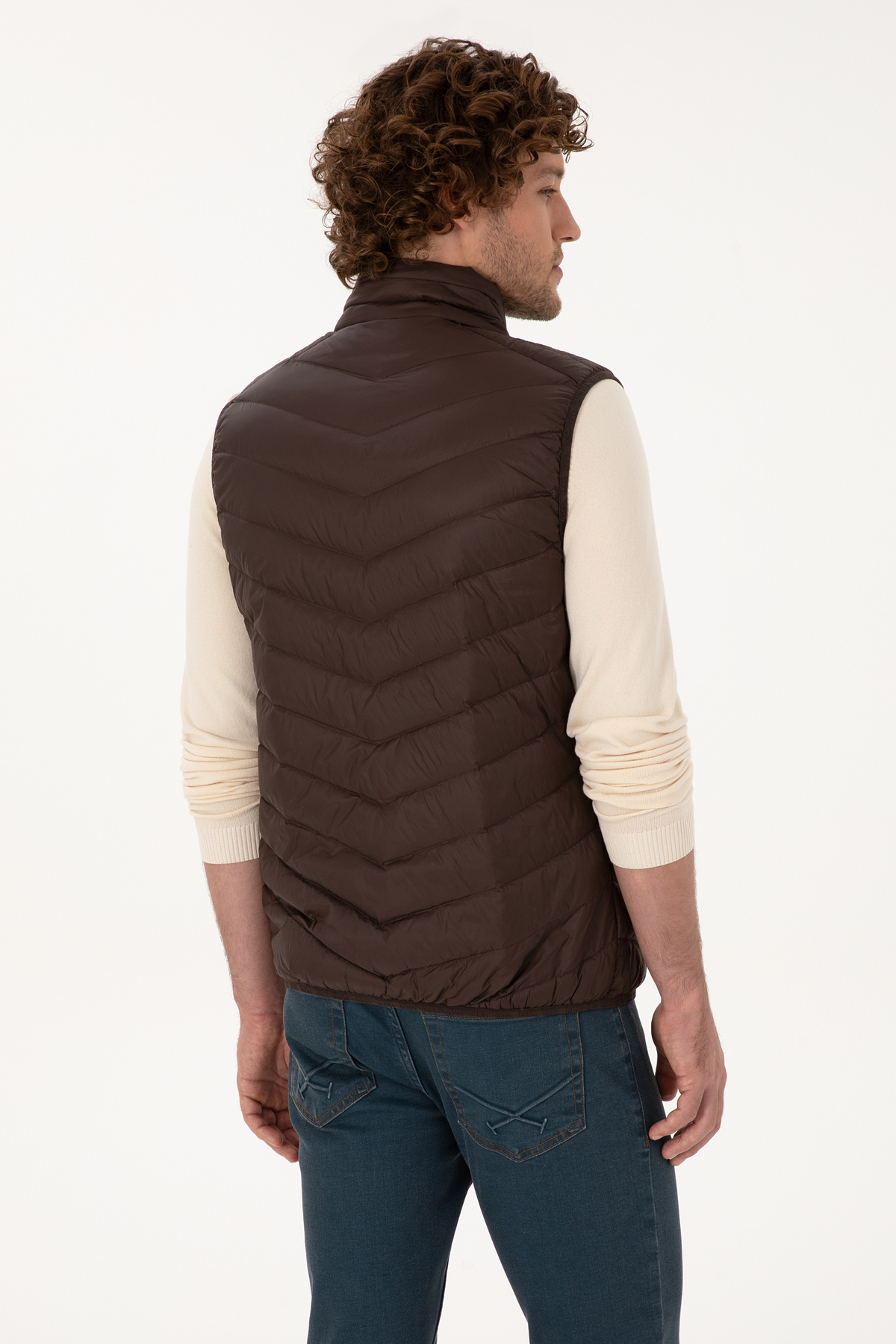 جلیقه مردانه یقه ایستاده | یو اس پولو U.S. Polo Assn. 1205844 CN - تصویر 5