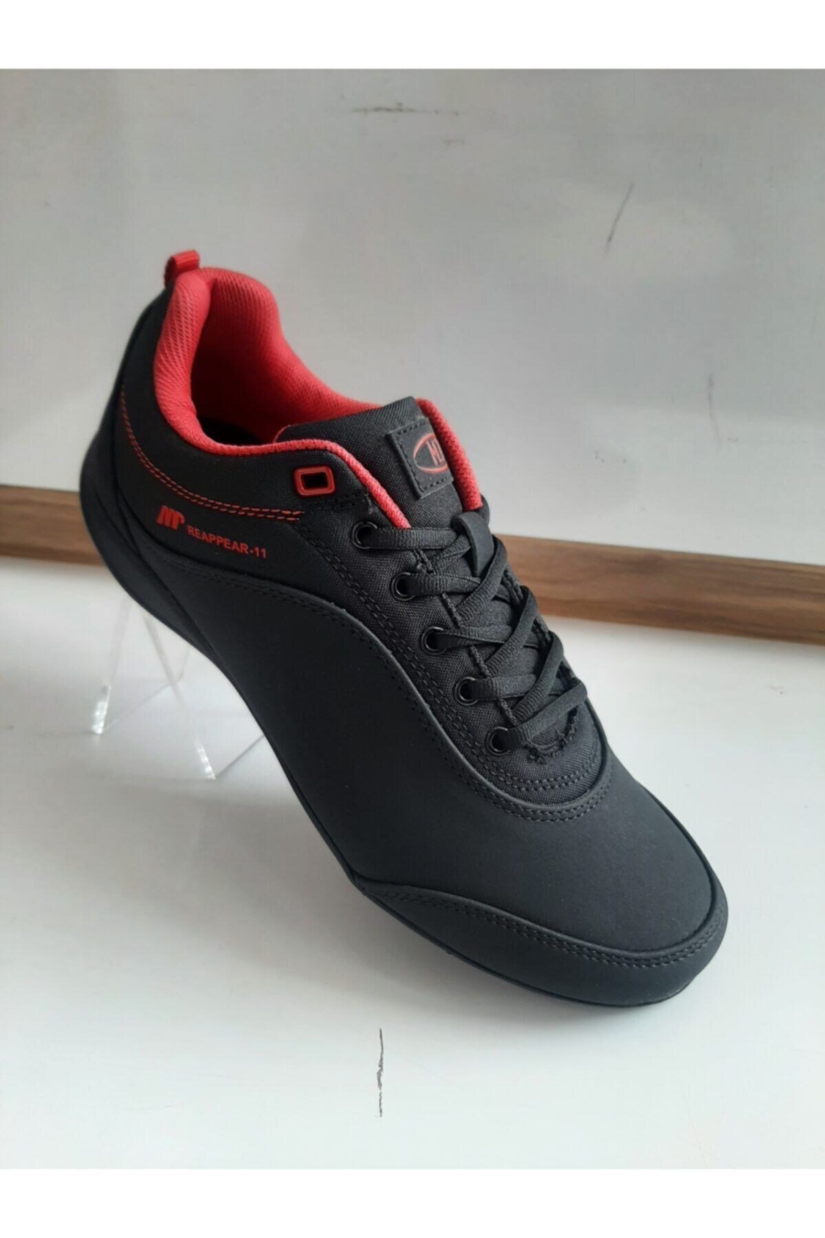 Bağcıklı Siyah Günlük Sneaker Kadın Ayakkabı Siyah