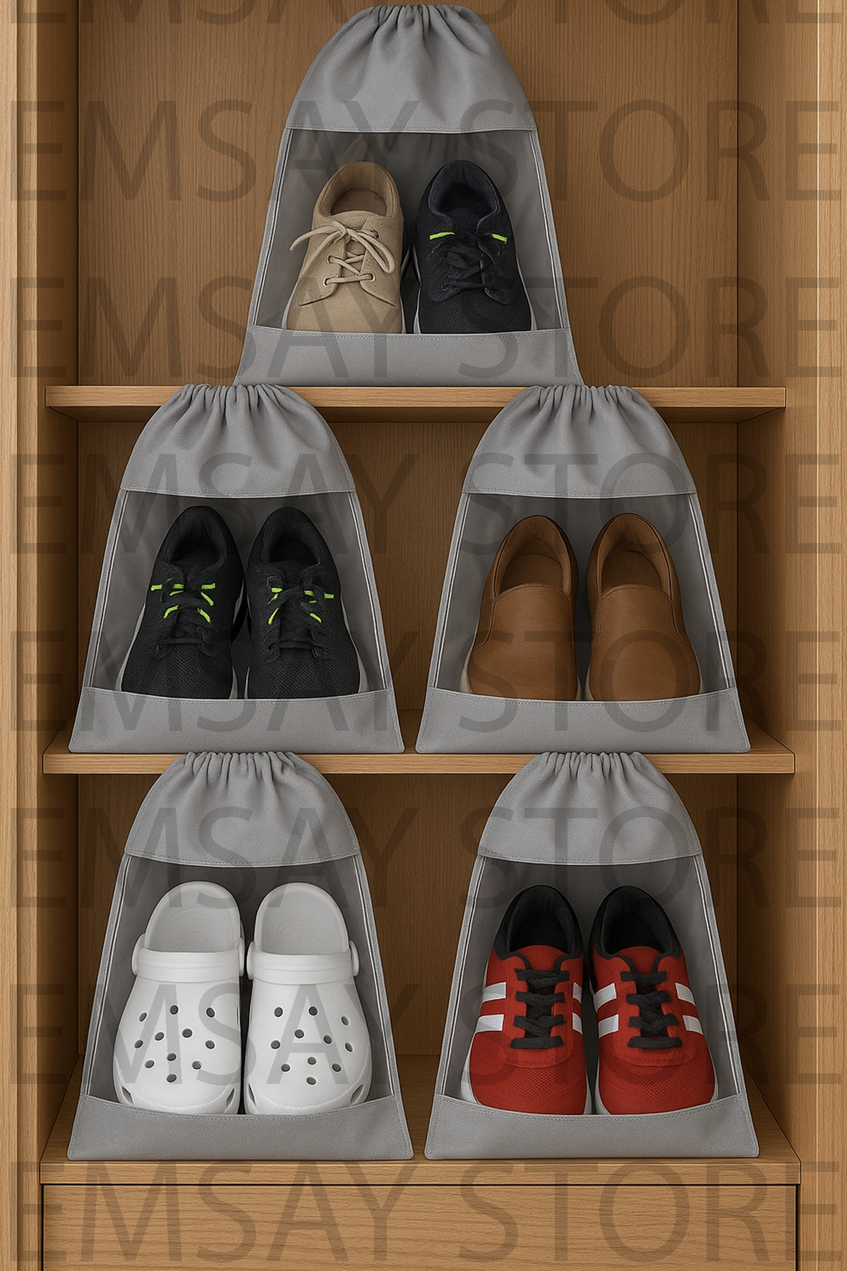 Original Luggage Organizer 5-Piece Set Suitcase Travel Shoes Organizer Hatch