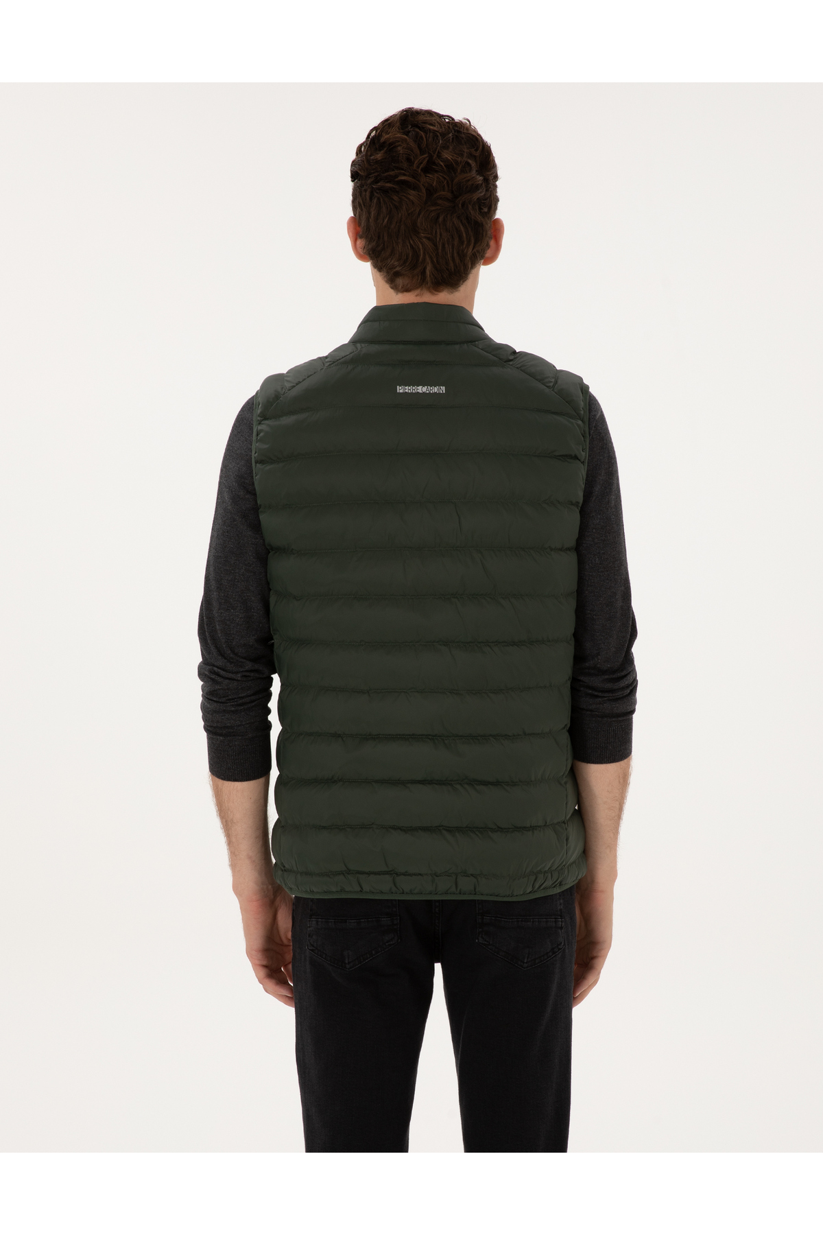 Pierre Cardin Koyu Haki Yelek 50310142-VR111 görsel 5