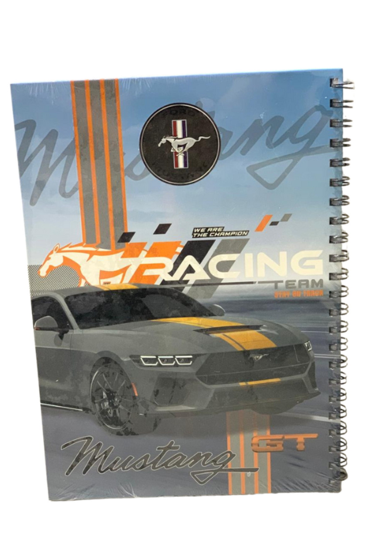 Rainbow Max-Mustang GT Notebook - For Speed ​​and Challenge Enthusiasts, A4 Size, 100 Sheets 2