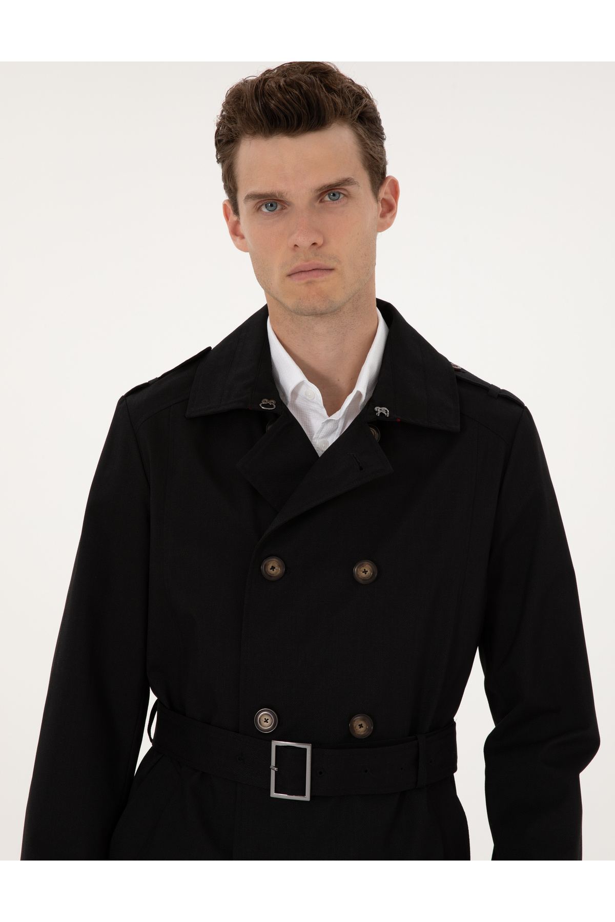 Pierre Cardin  Siyah Kaban 50313866-VR046 - Görsel 2