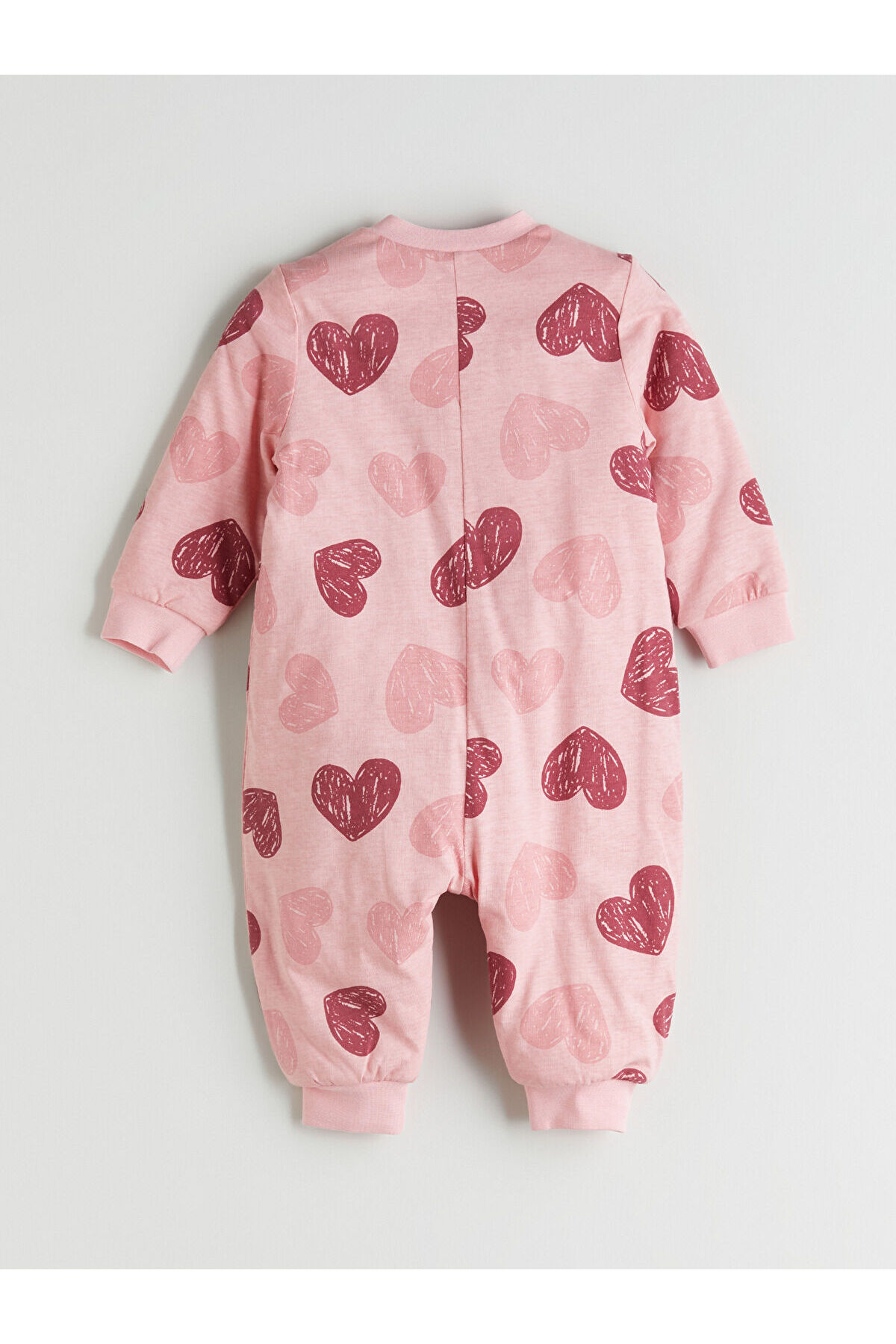 LC Waikiki LCW baby 1.6 Tog Bisiklet Yaka Uzun Kollu Kız Bebek Tulum fotoğrafı 5 (önizleme)