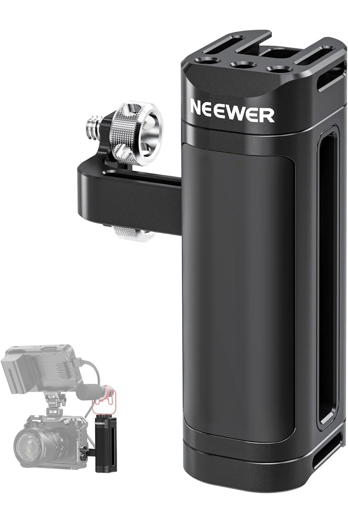 NEEWER-Side Handle Compatible with SmallRig Camera Cage, Lightweight Camera Handle Rig with D 1