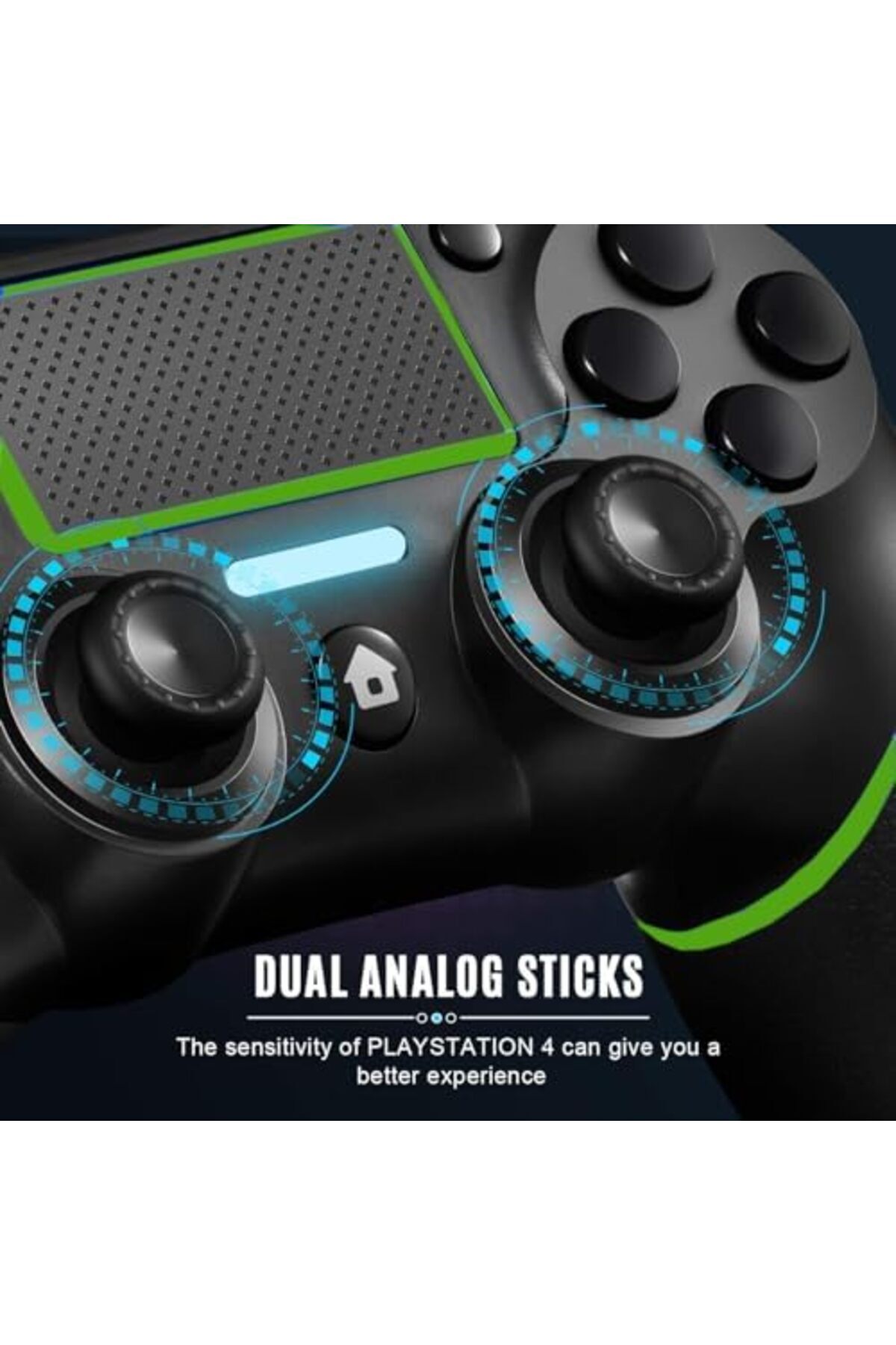 HEROCKX-Wireless Controller for PS4/Slim/Pro, with Dual Vibration Game Joystick Remote 6
