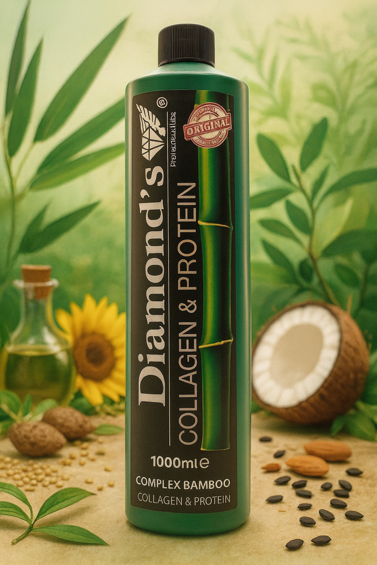 Diamonds Diamond’s Collagen & Protein Saç Bakım Keratini – Bambuk Yağı Kompleksi – 1000 ml — yewe894