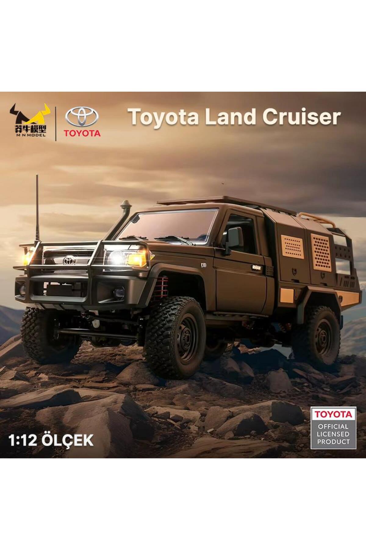 MN Model MN82S 1/12 Supertourer Toyota Land Cruiser LC79 4WD RC Model Uzaktan Kumandalı Araba Crawle