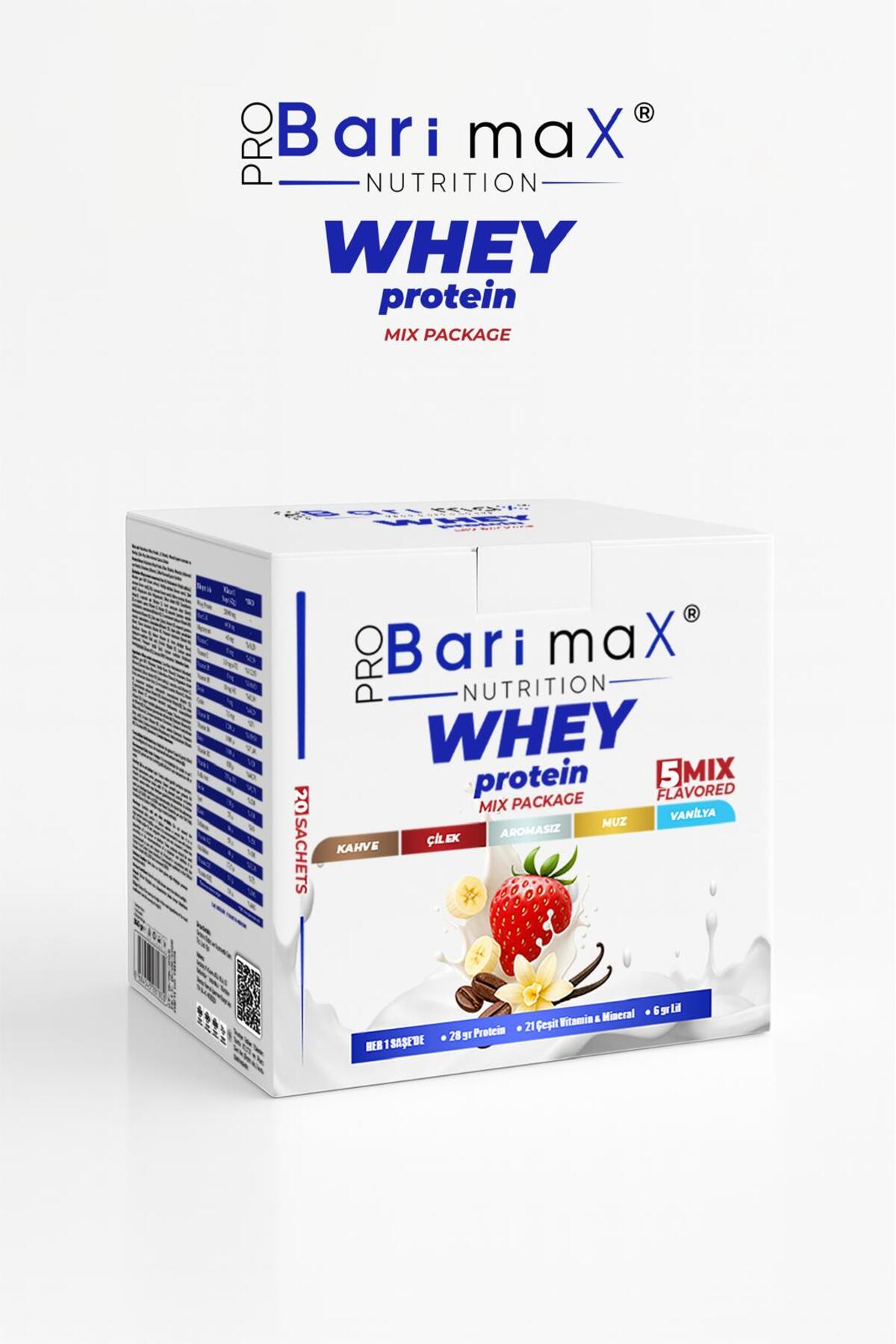 Pro Bari Max Whey Protein 20 li Mix Paket - Fiyatı, Yorumları