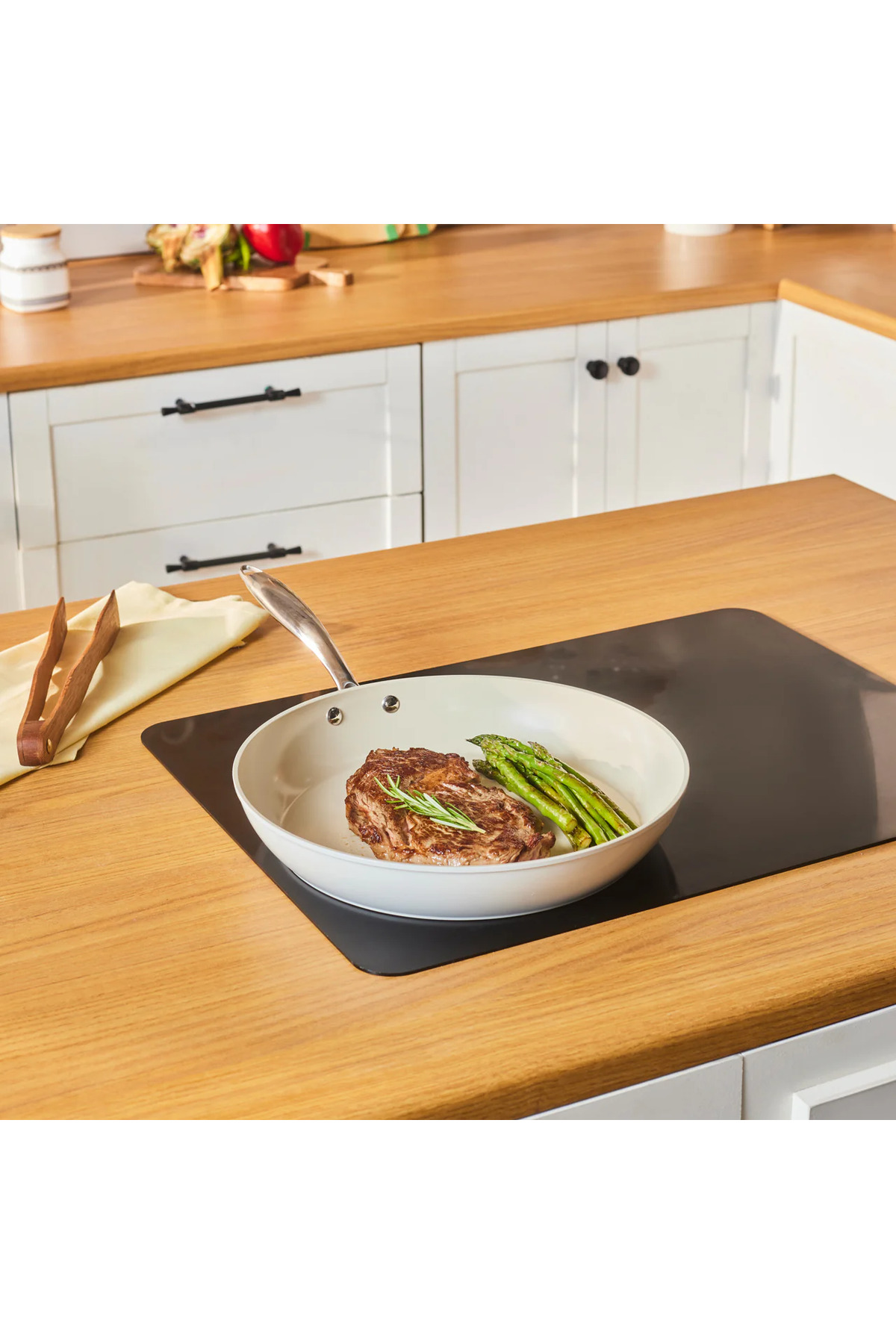 Karaca Panvica Swiss Crystal Almond Cream s nepriľnavým povrchom na indukciu ...