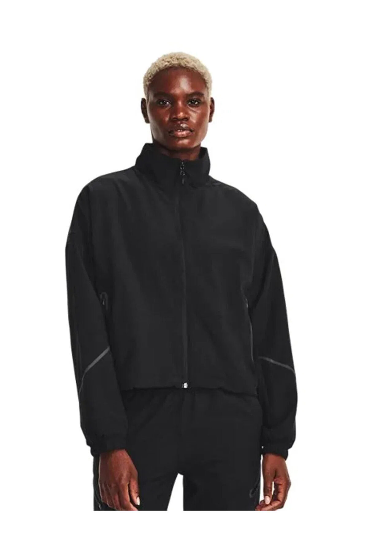 Under Armour Unstoppable Kadın Siyah Antrenman Sweatshirt 1374889-001 görsel 3
