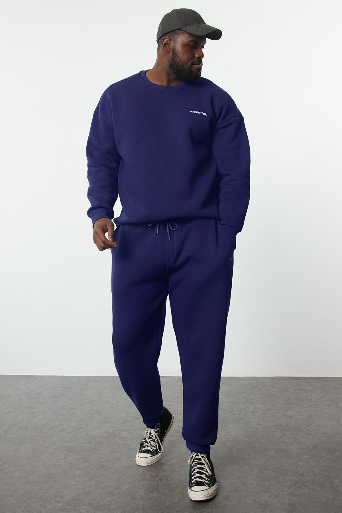 Trendyol Tmnss21ea0197 Pantaloni da Tuta, Antracite, S Uomo