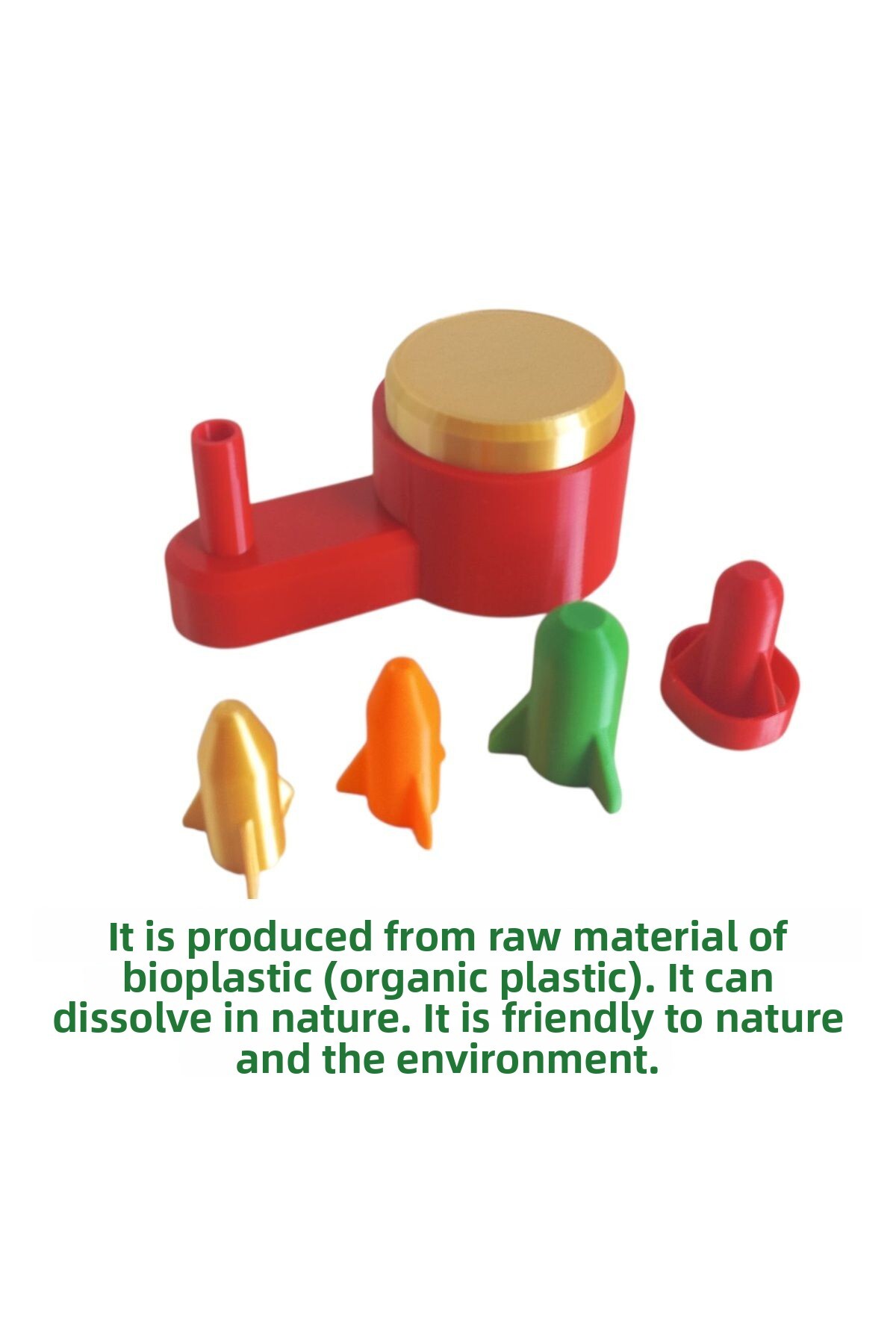 اسباببازی پرتاب موشک با فشار هوا