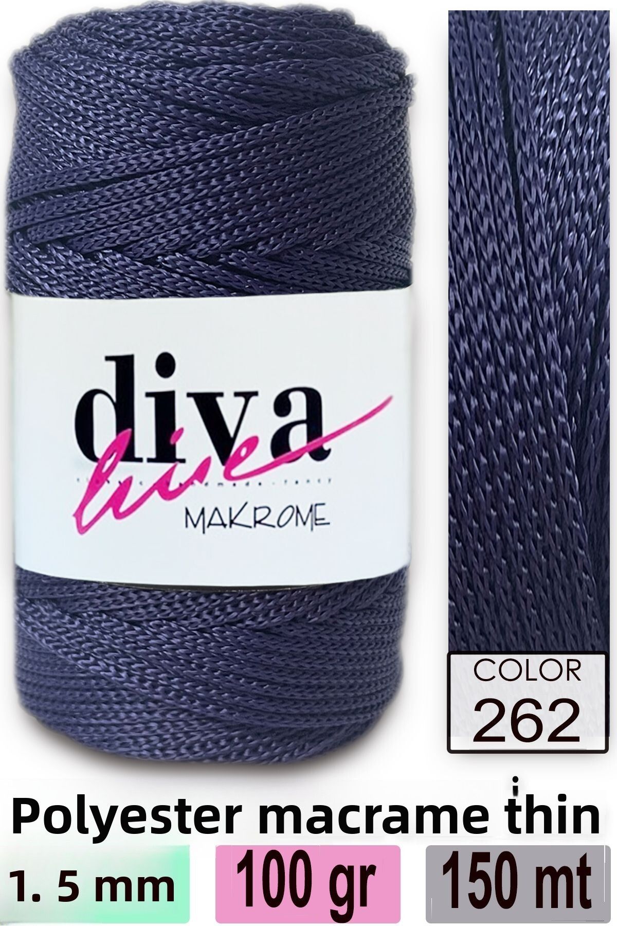 Diva İplik-ديفا مكرامية الخيط 262 1
