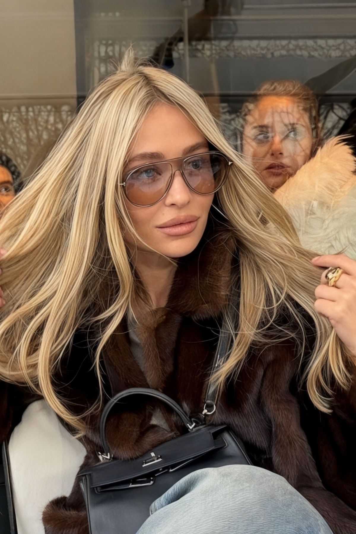 REN EYEWEAR REN Sepia Air Unisex NUDE renkli Pilot Güneş Gözlüğü | UV400 Koruma görsel 3