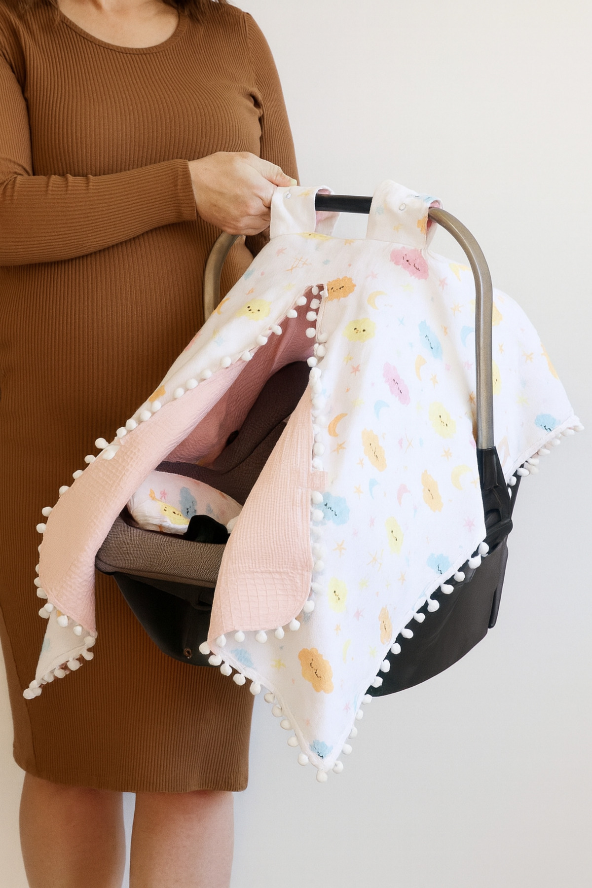 FG Store %100 Pamuk Çok Amaçlı Çift Katlı Müslin Puset Örtüsü & Minderi fotoğrafı 3 (önizleme)