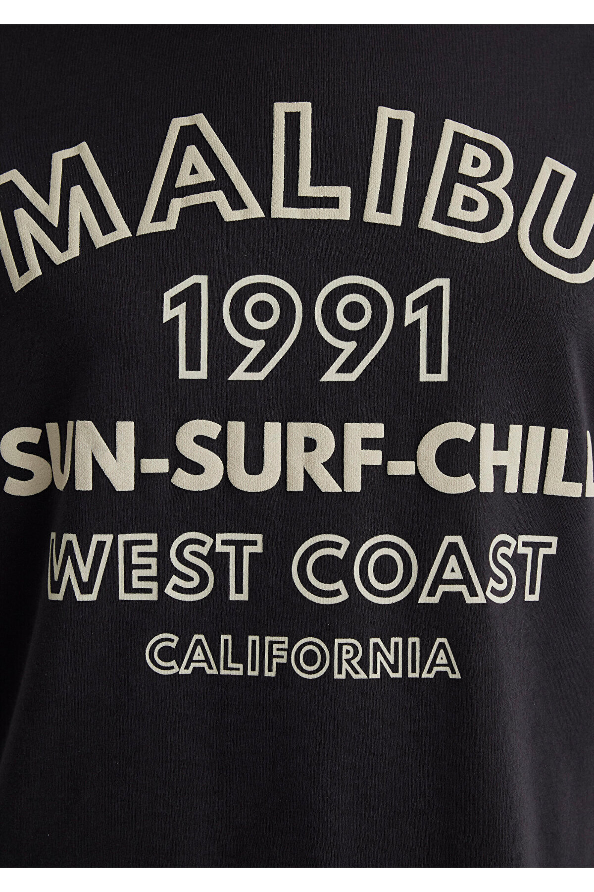 Mavi-Malibu Printed Anthracite T-Shirt Regular Fit 1613184-70087 6