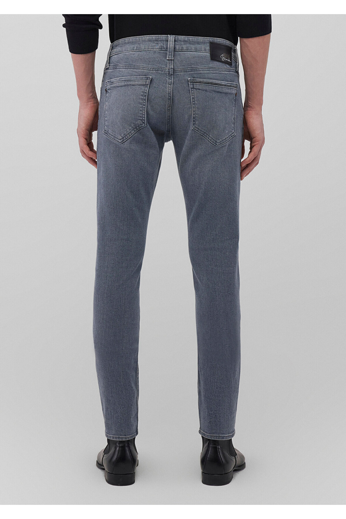 Mavi-James Lux Schwarz Hellblau Jean Hose 0042487869 4