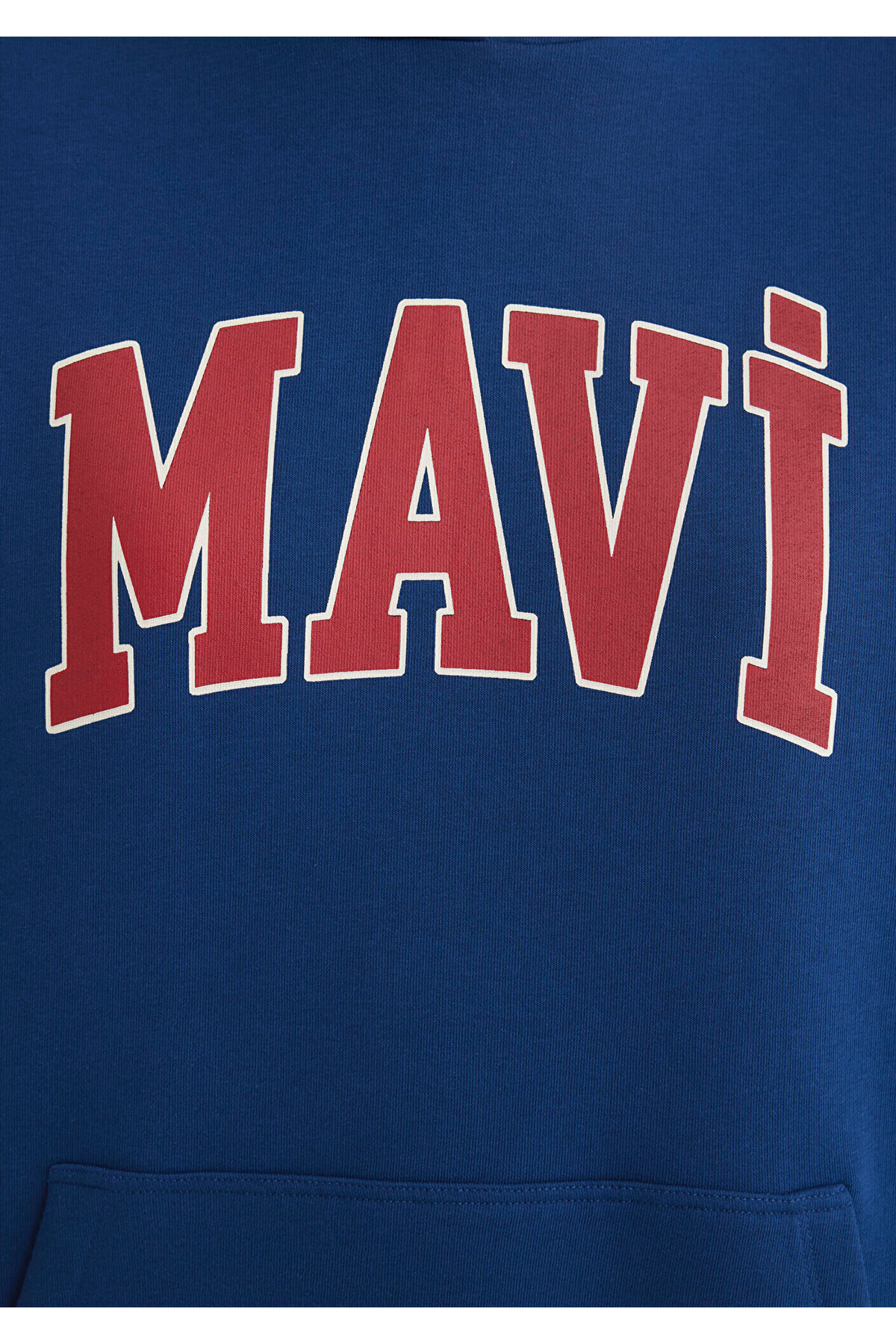 Mavi-Marineblaues Sweatshirt mit Kapuze und Logoaufdruck 1600361-82625 7