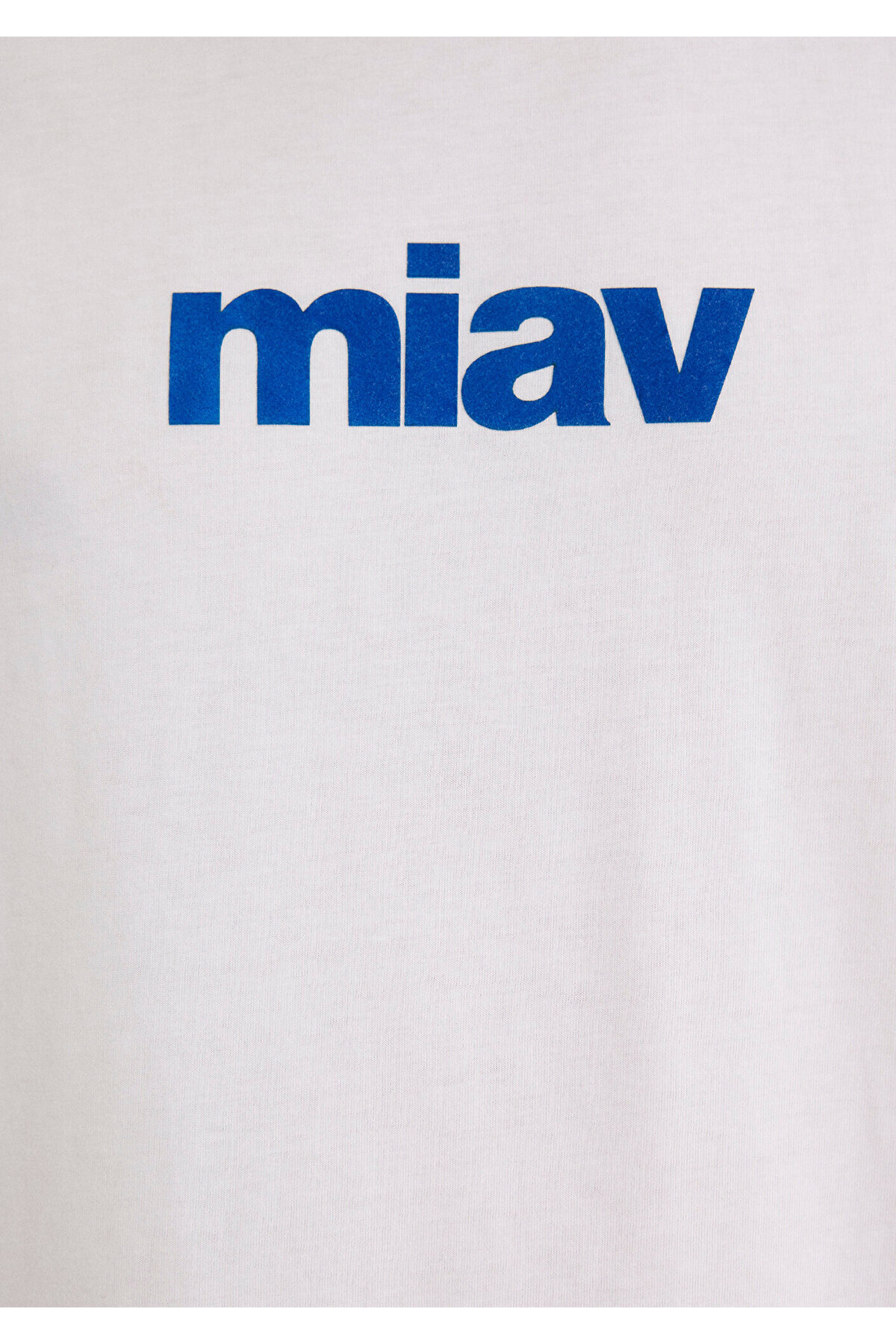 Mavi-Biała koszulka z nadrukiem Miav o regularnym kroju / normalnym kroju 067153-620 7