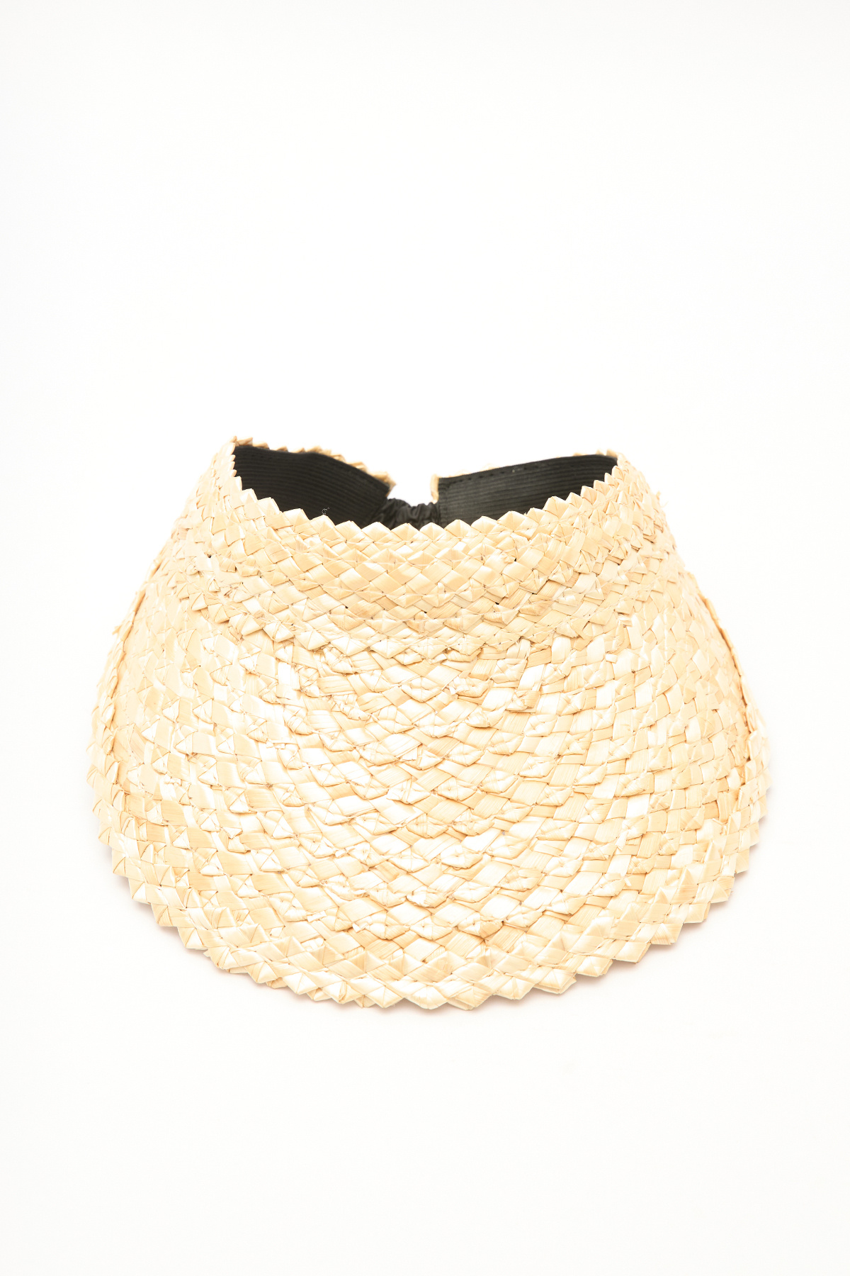 Manuka-Straw Visor Hat Beige 3