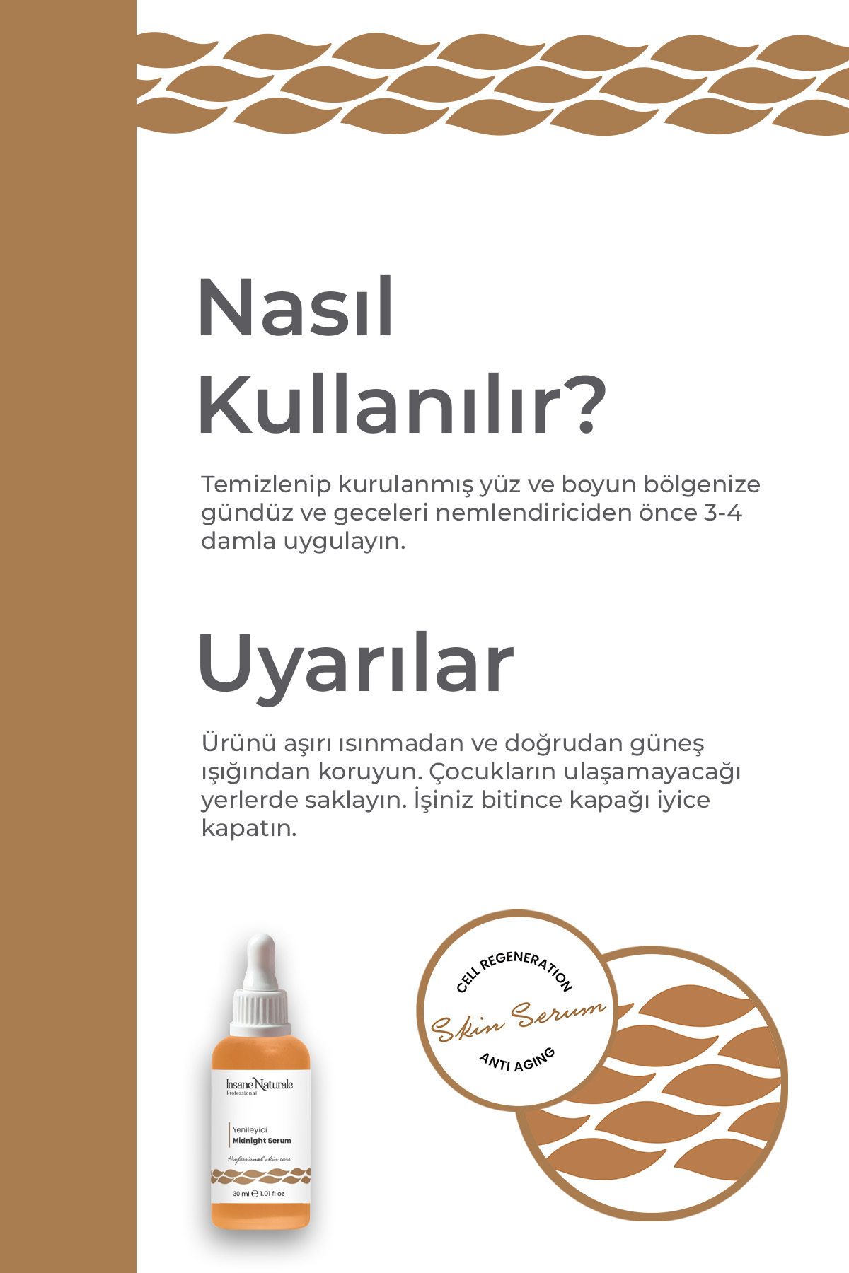 Yenileyici Midnight Serum 30 ml — INSNTR014 — تصویر 4 از 5