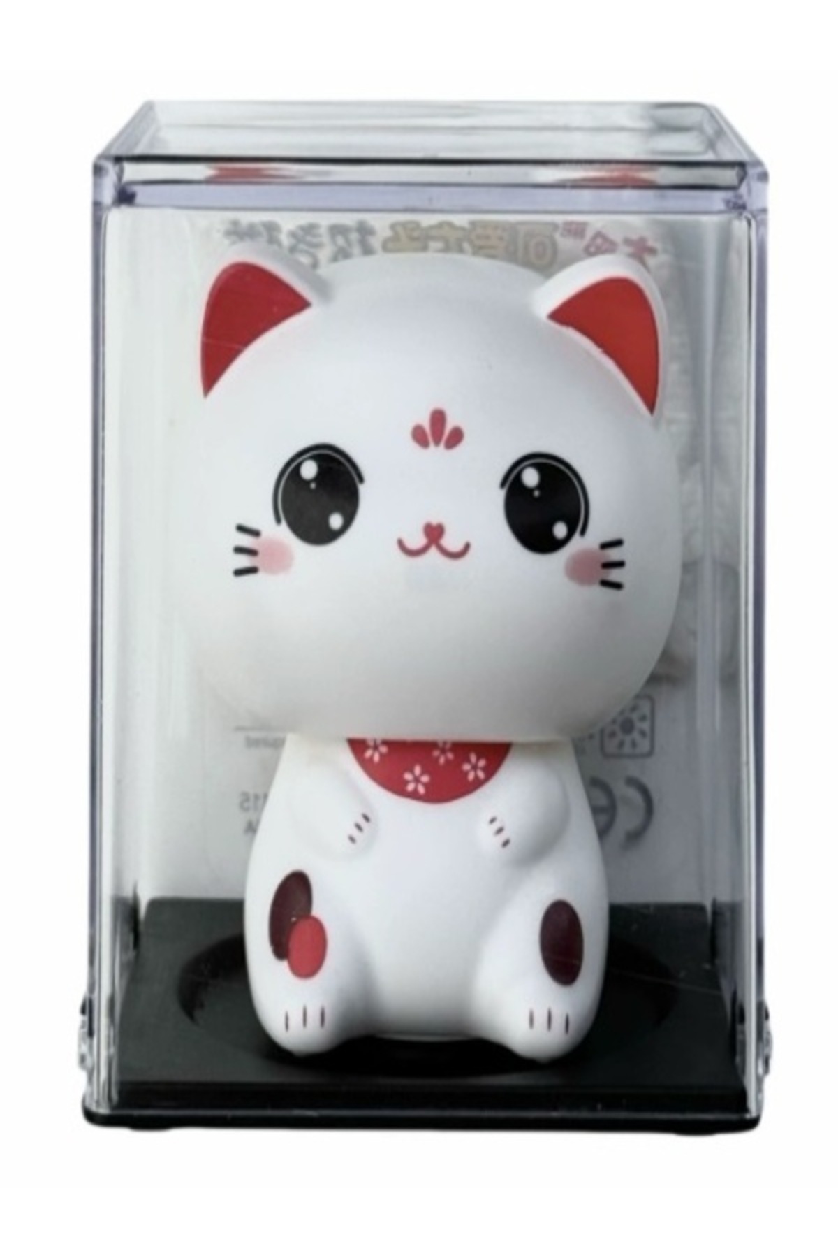 Çince MANEKİ NEKO Kafa Sallayan Kedi Küçük boy güneş enerjili