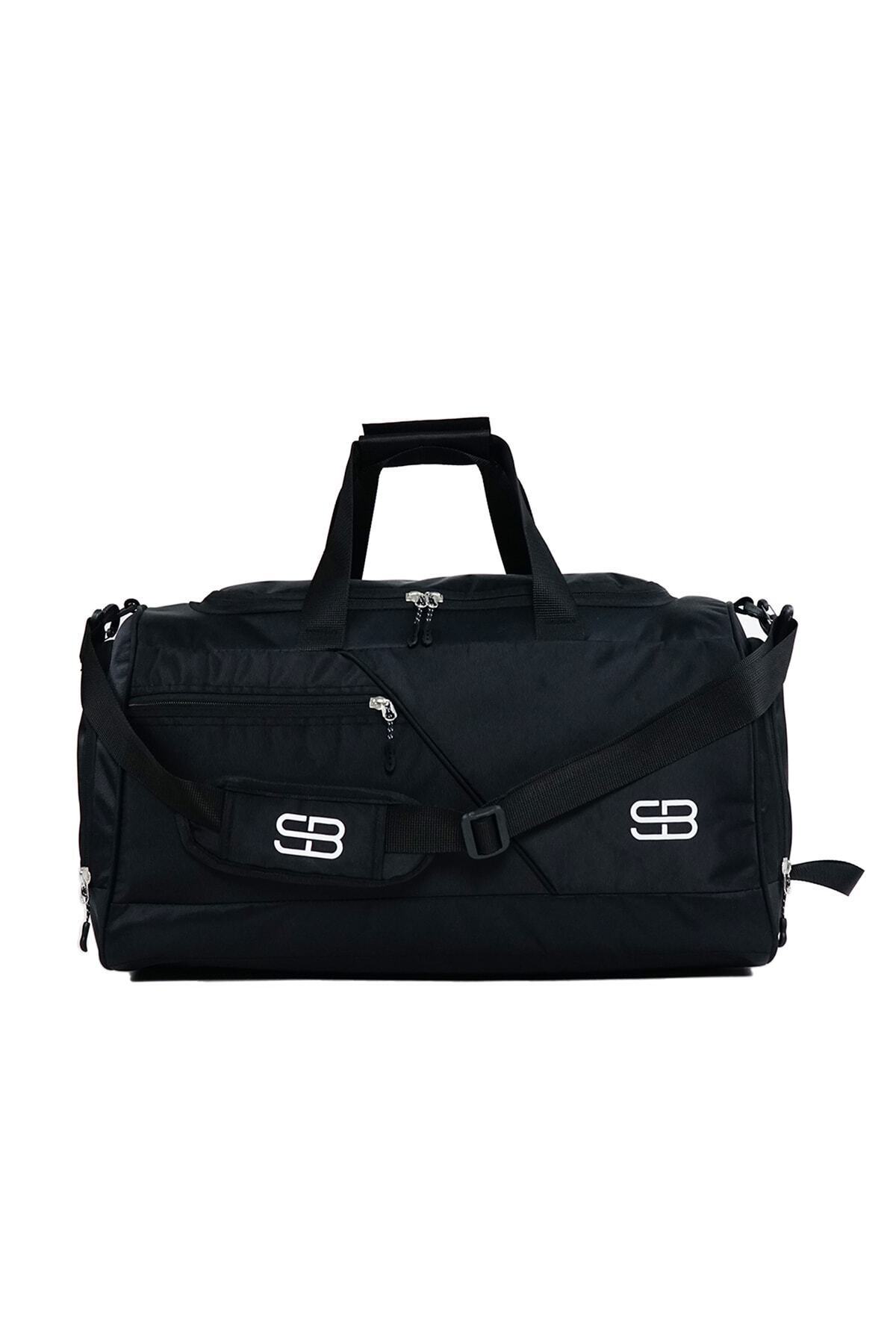 Solo Bag  Ayakkabı Gözlü Termoslu Orta Boy Unisex Spor Fitness Ve Seyahat Çantası - Görsel 9